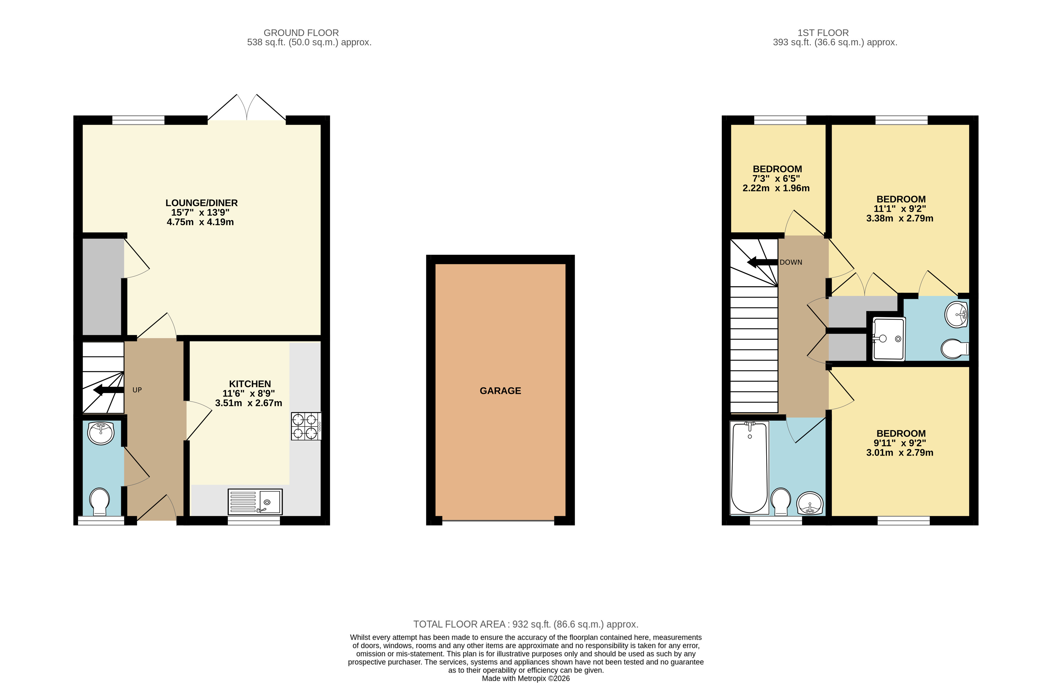 7, Minorca Grove, Milton Keynes floorplan