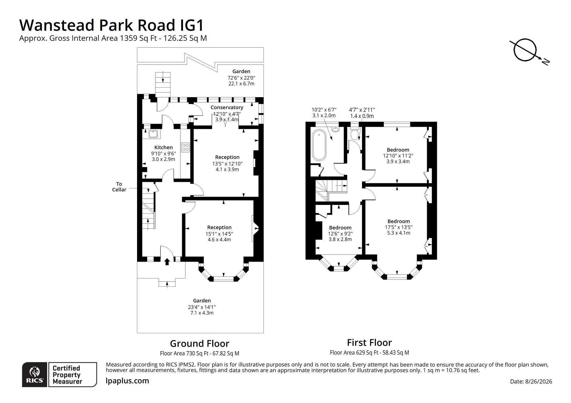 335 Wanstead Park Road, Ilford floorplan