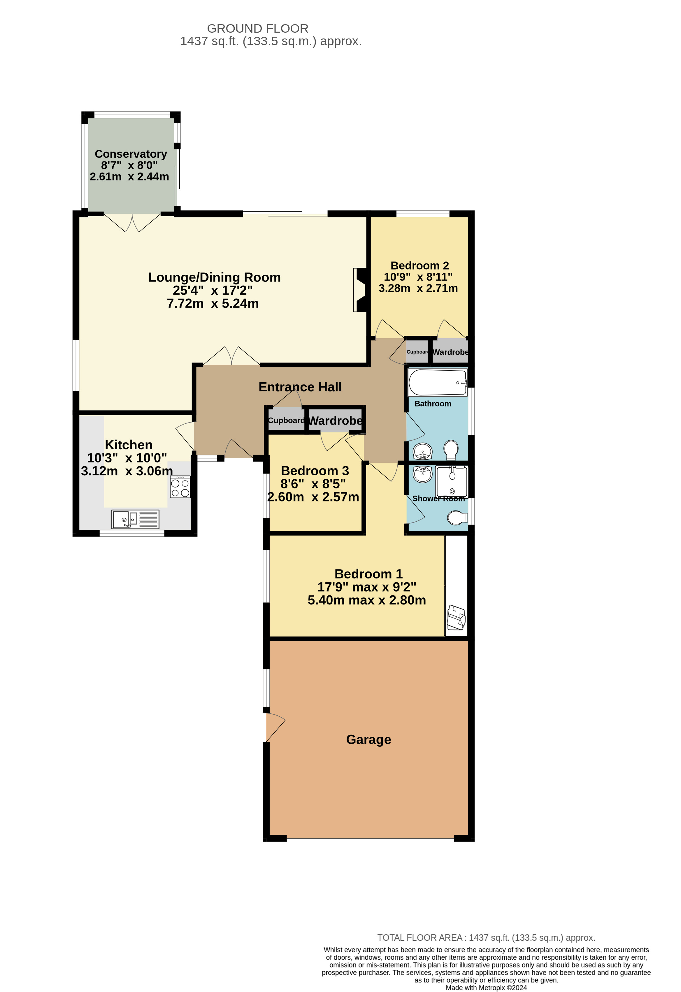 9, Spencer Road, New Milton floorplan