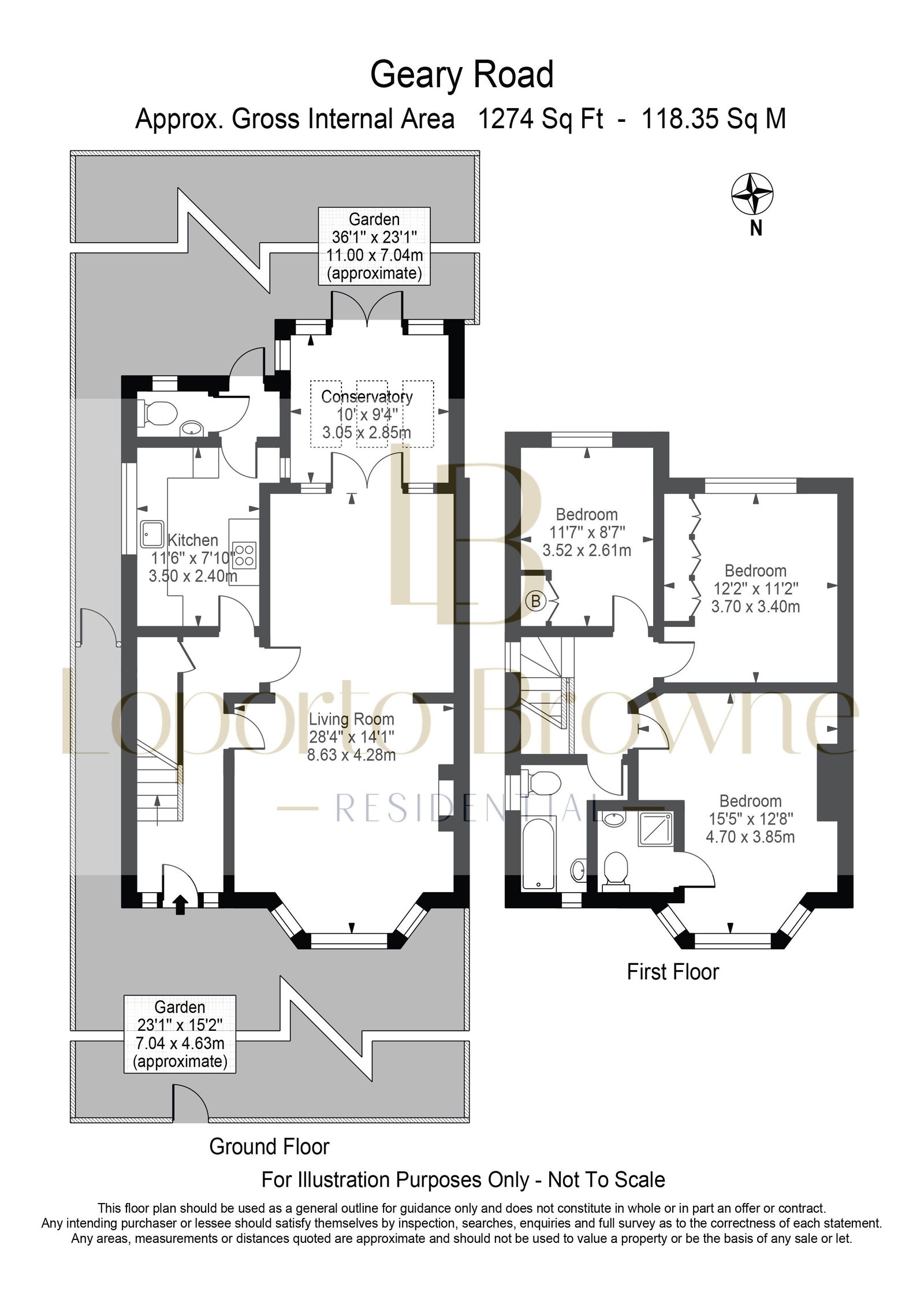 61, Geary Road, LONDON floorplan