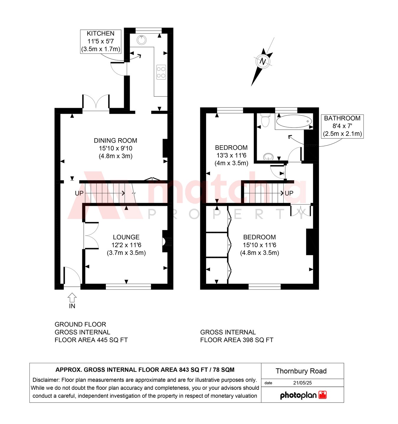 20, Thornbury Road, Isleworth floorplan