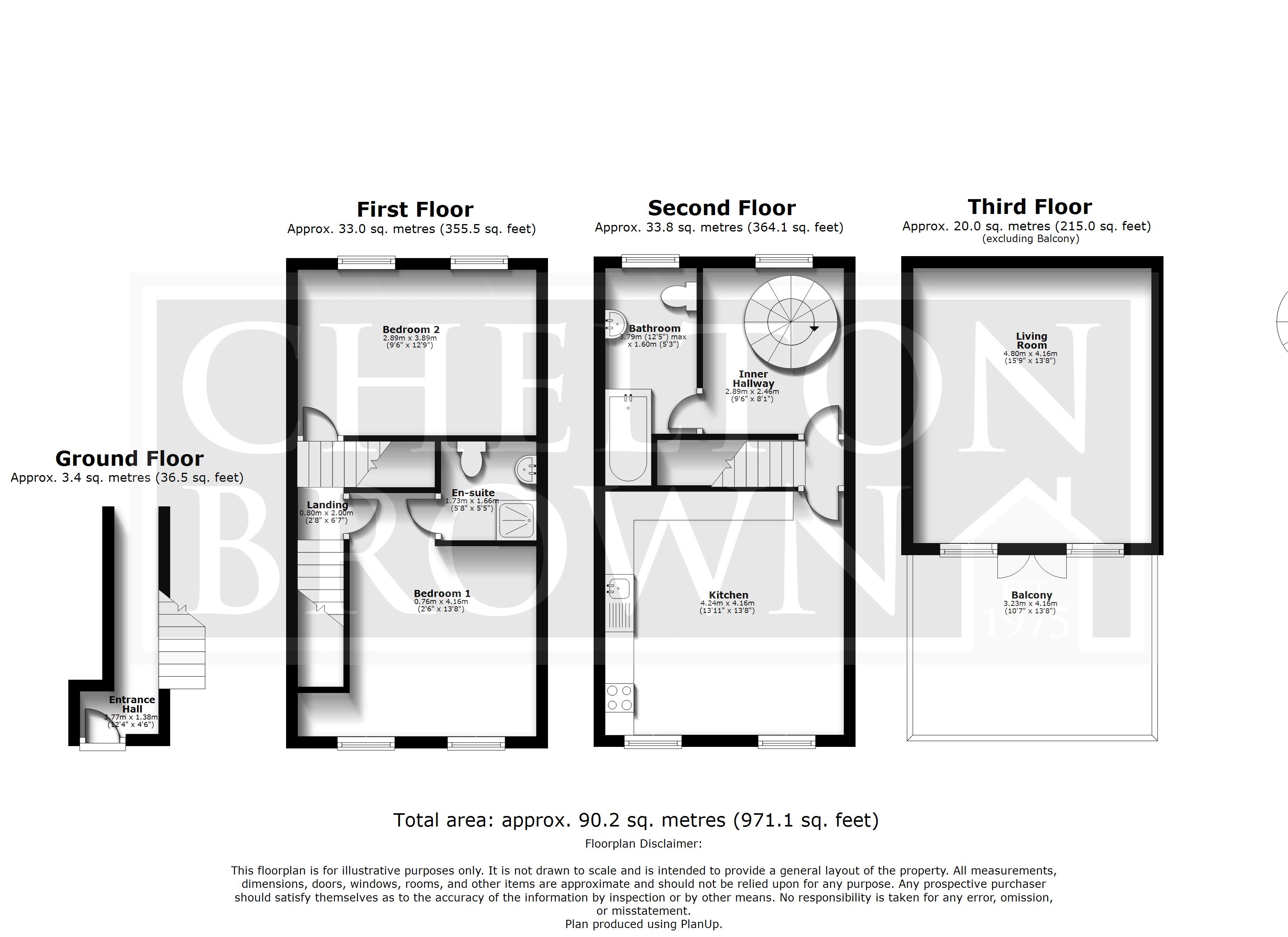 Flat 19 View Point, 50a, Sheep Street, Northampton floorplan