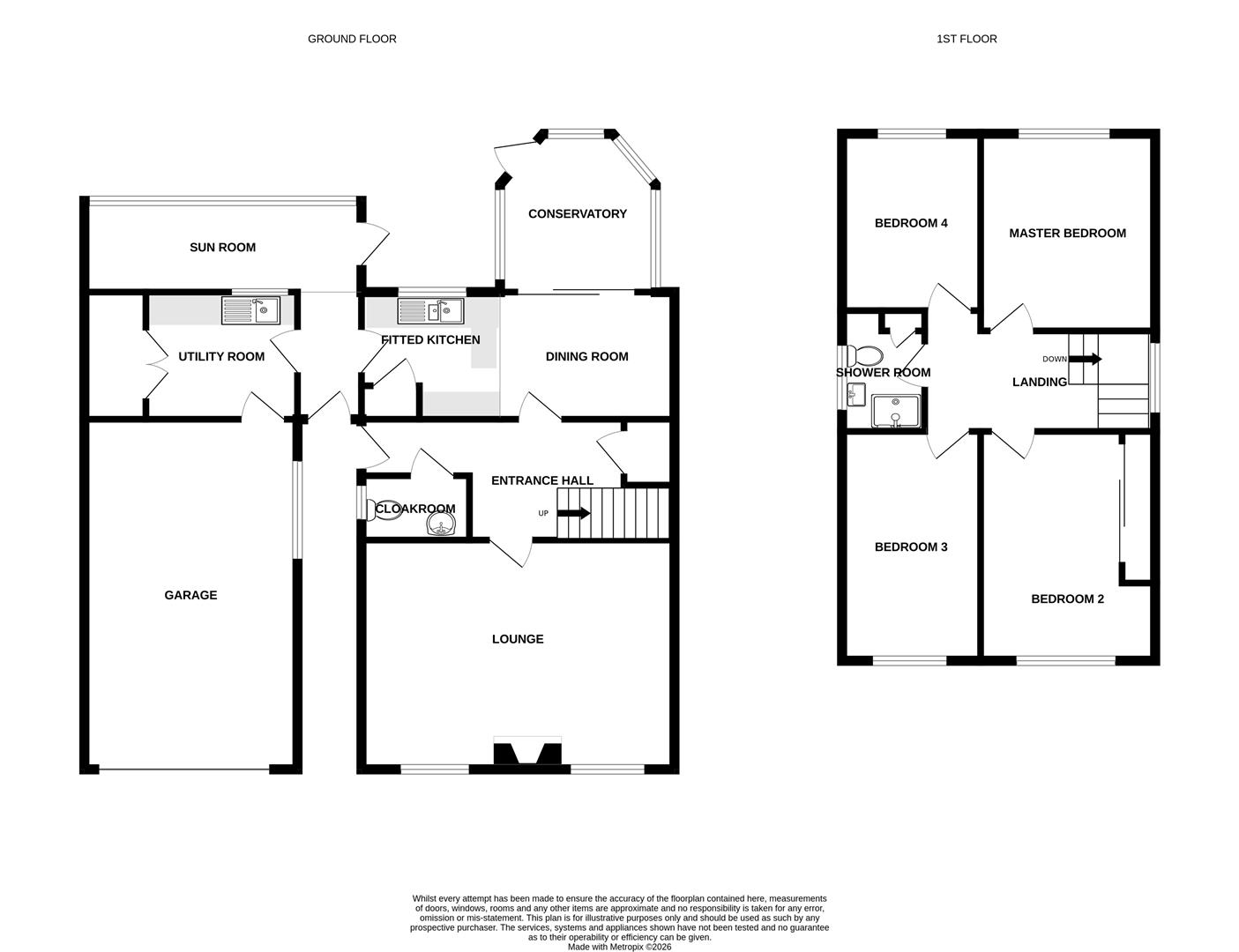 3, Warren Drive, Swadlincote floorplan
