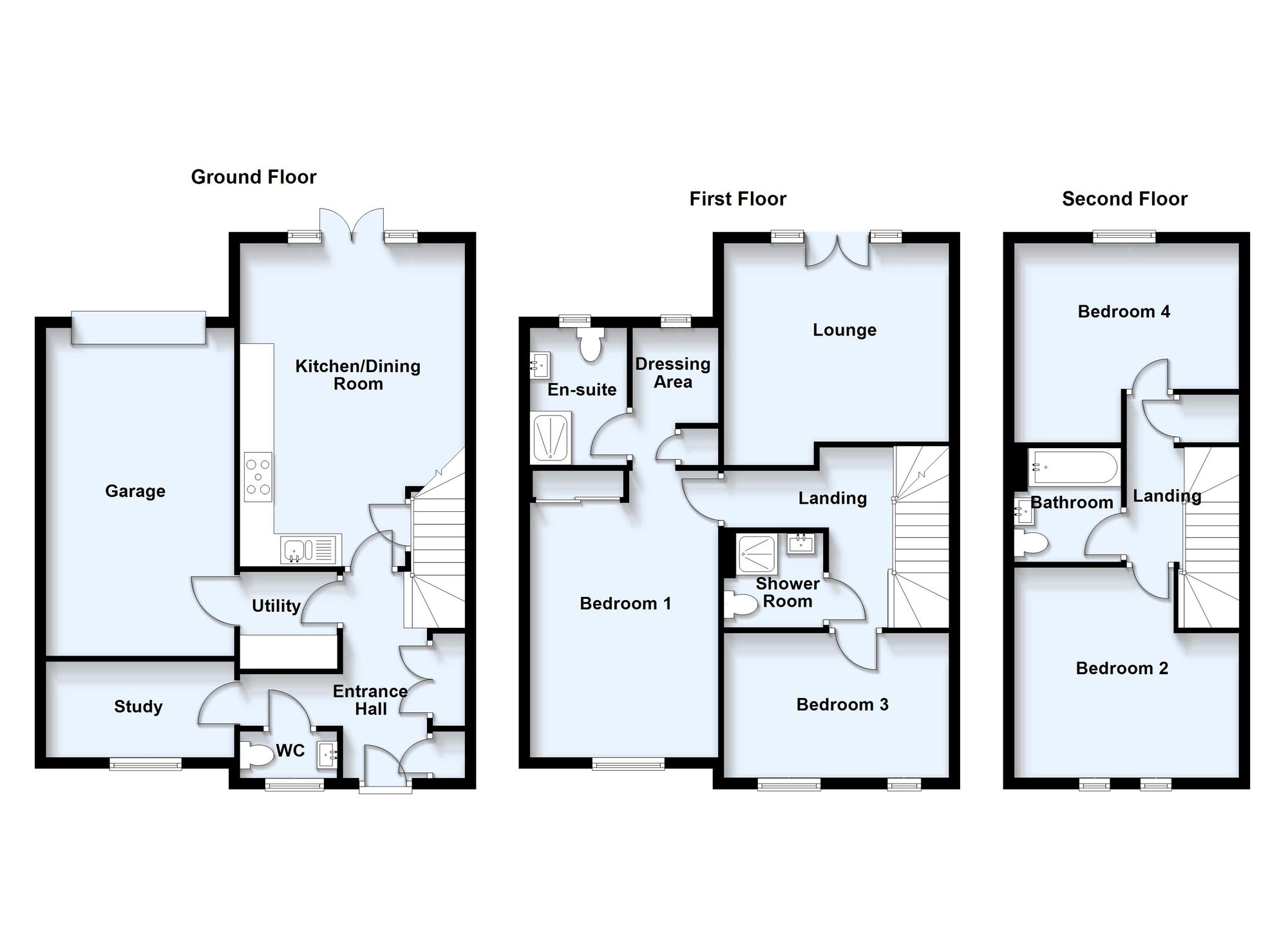 173 Barrosa Way, Milton Keynes floorplan