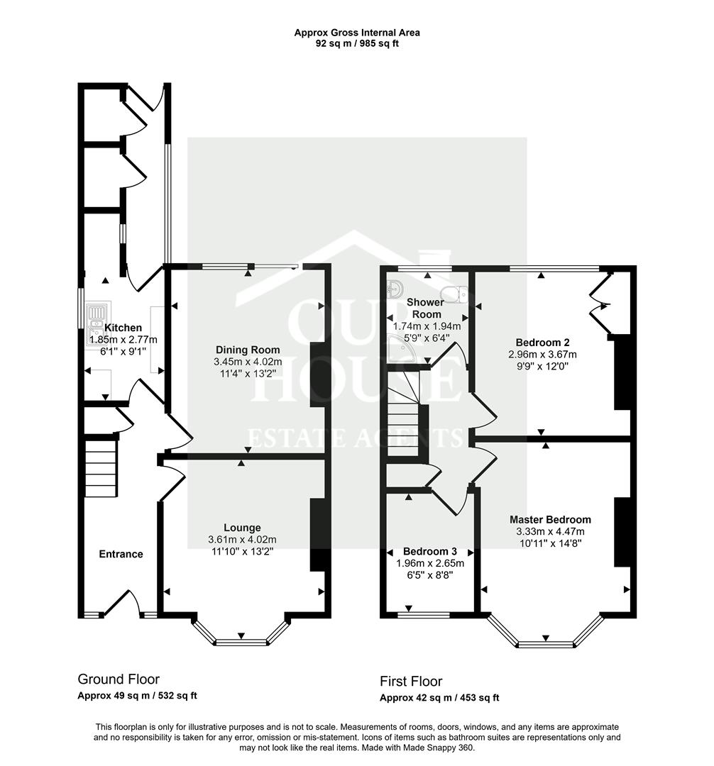21, Cliff Road, Hornsea floorplan
