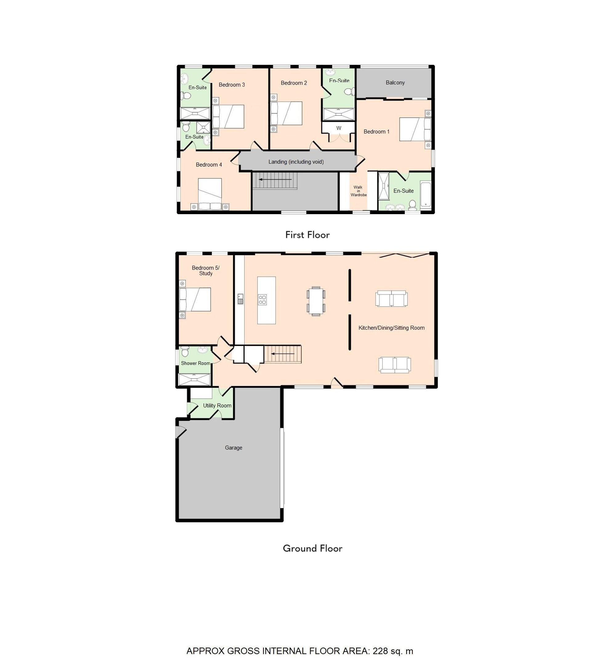Meadow Barn (Plot 11), Jacobs Yard, Ringstead floorplan