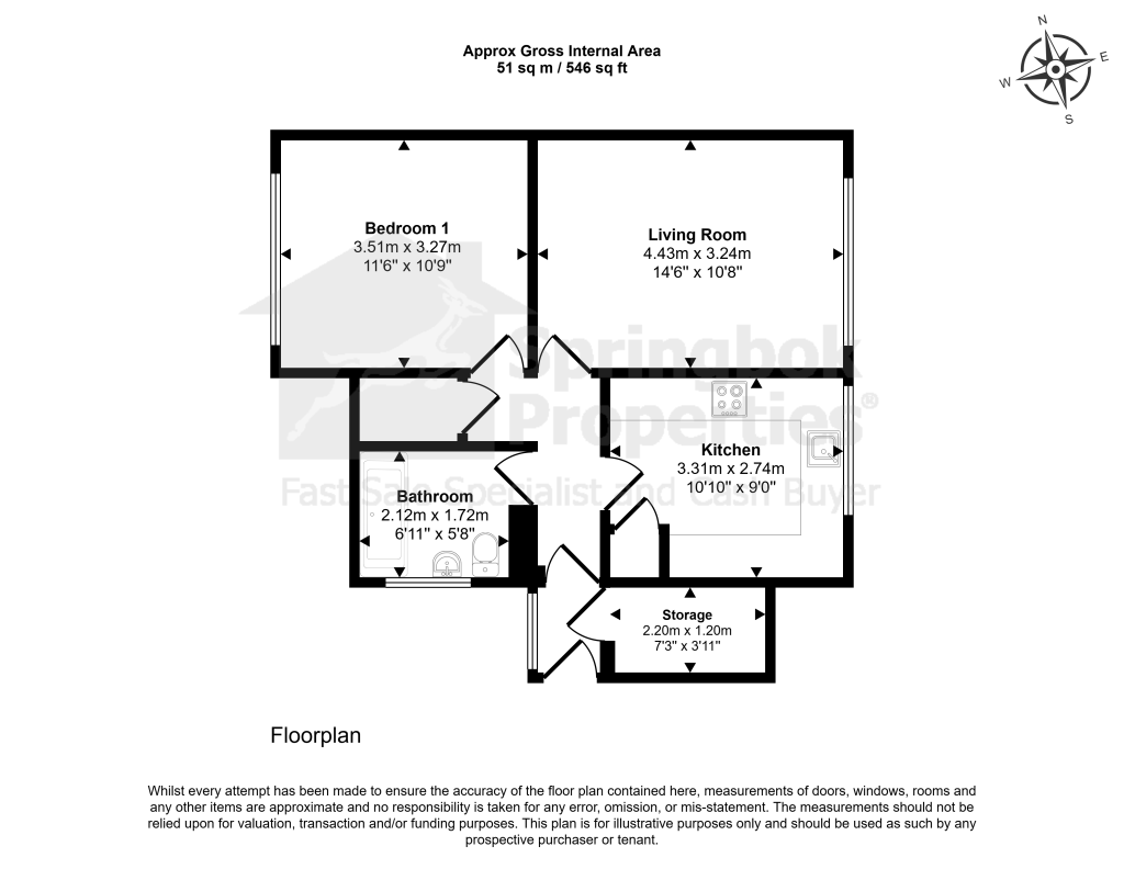 Bodmin Crescent, Middleton floorplan