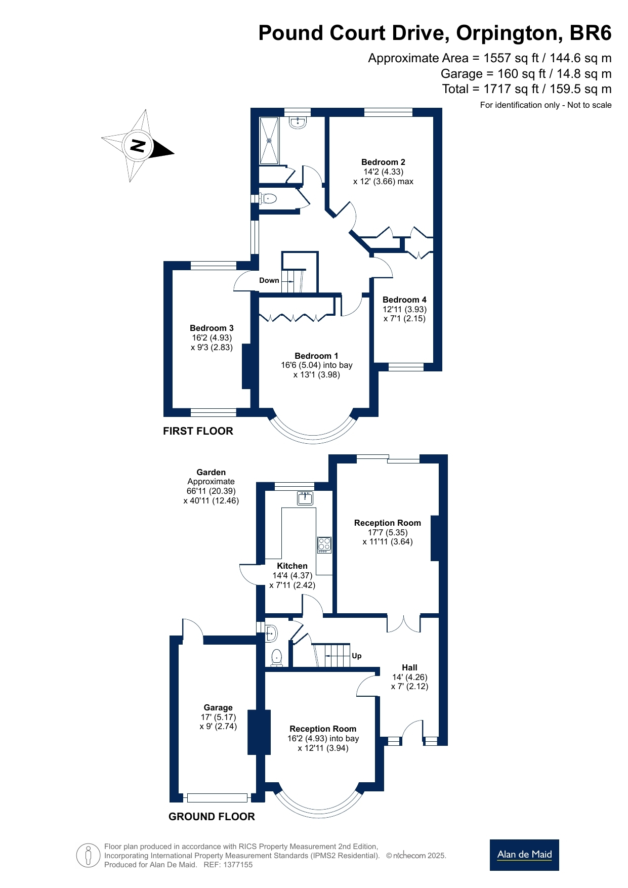 12, Pound Court Drive, Orpington floorplan