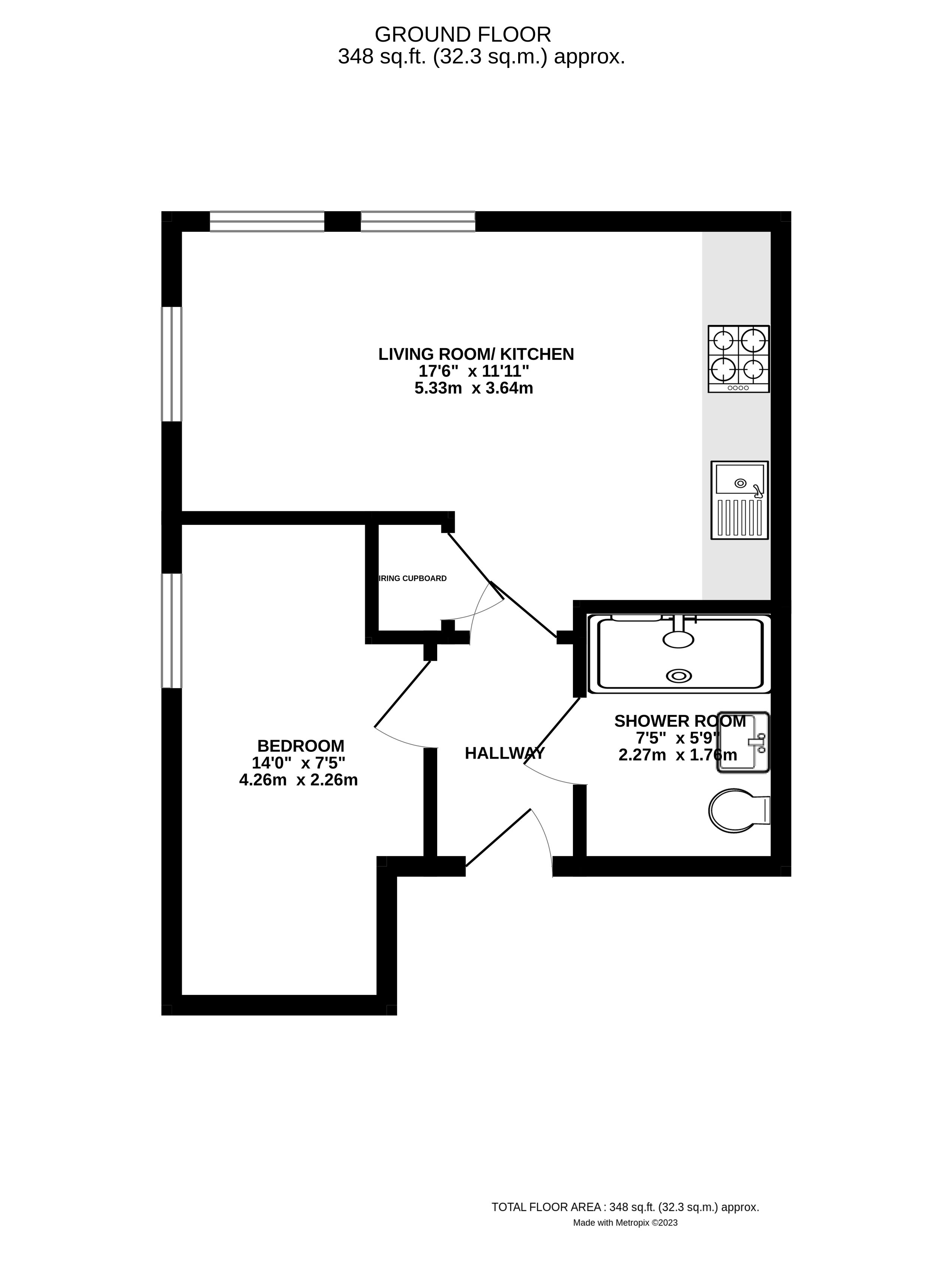 Flat 16,, Ascot House, Wokingham floorplan