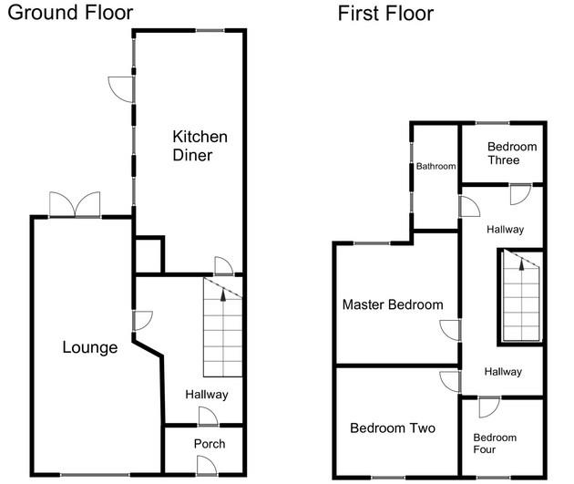 Warren Road, Rhyl LL18, 4 bedroom terraced house for sale 60717932