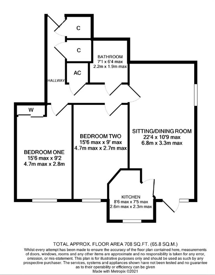 6, Castle Lodge, Chippenham floorplan