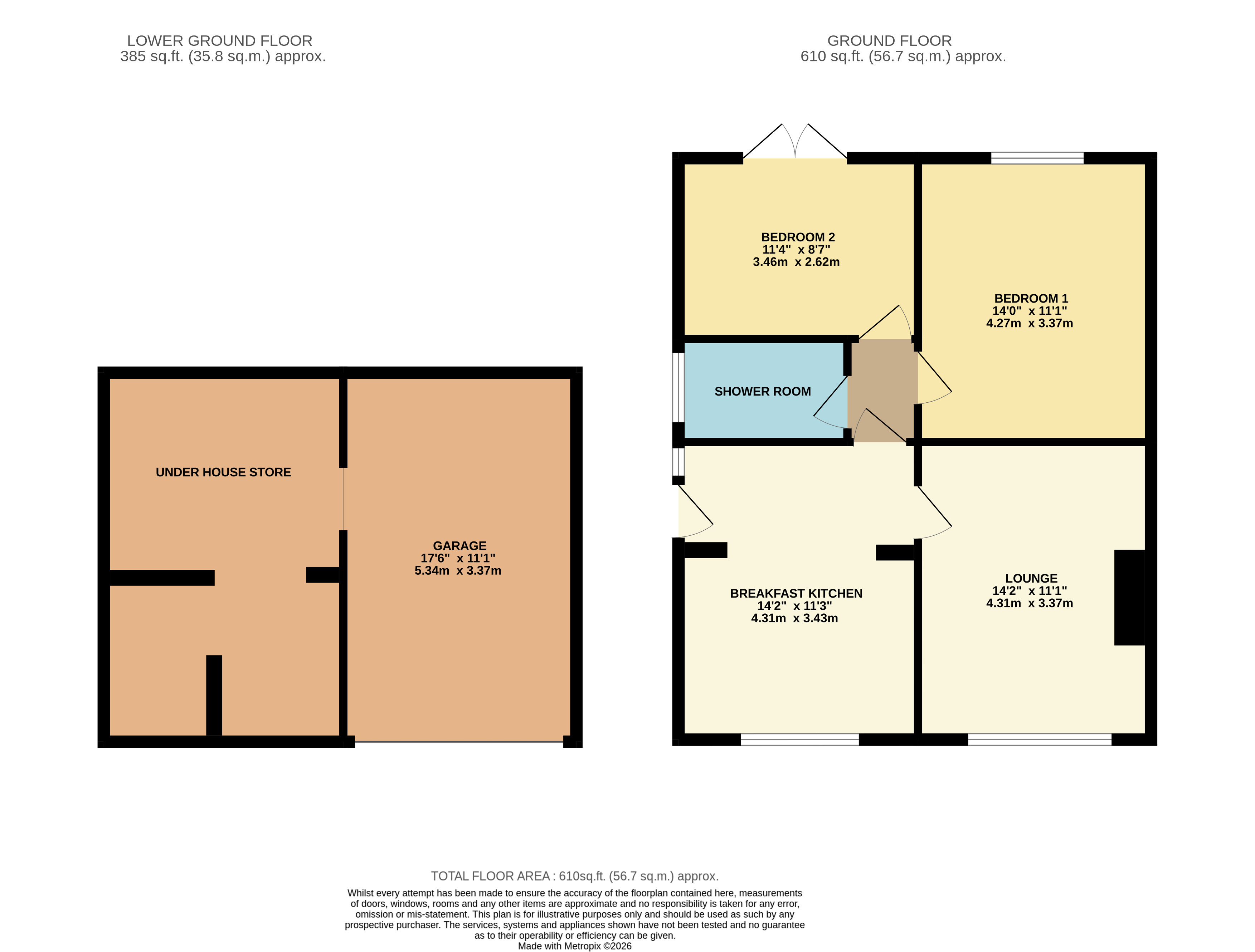 13, Shann Avenue, Keighley floorplan