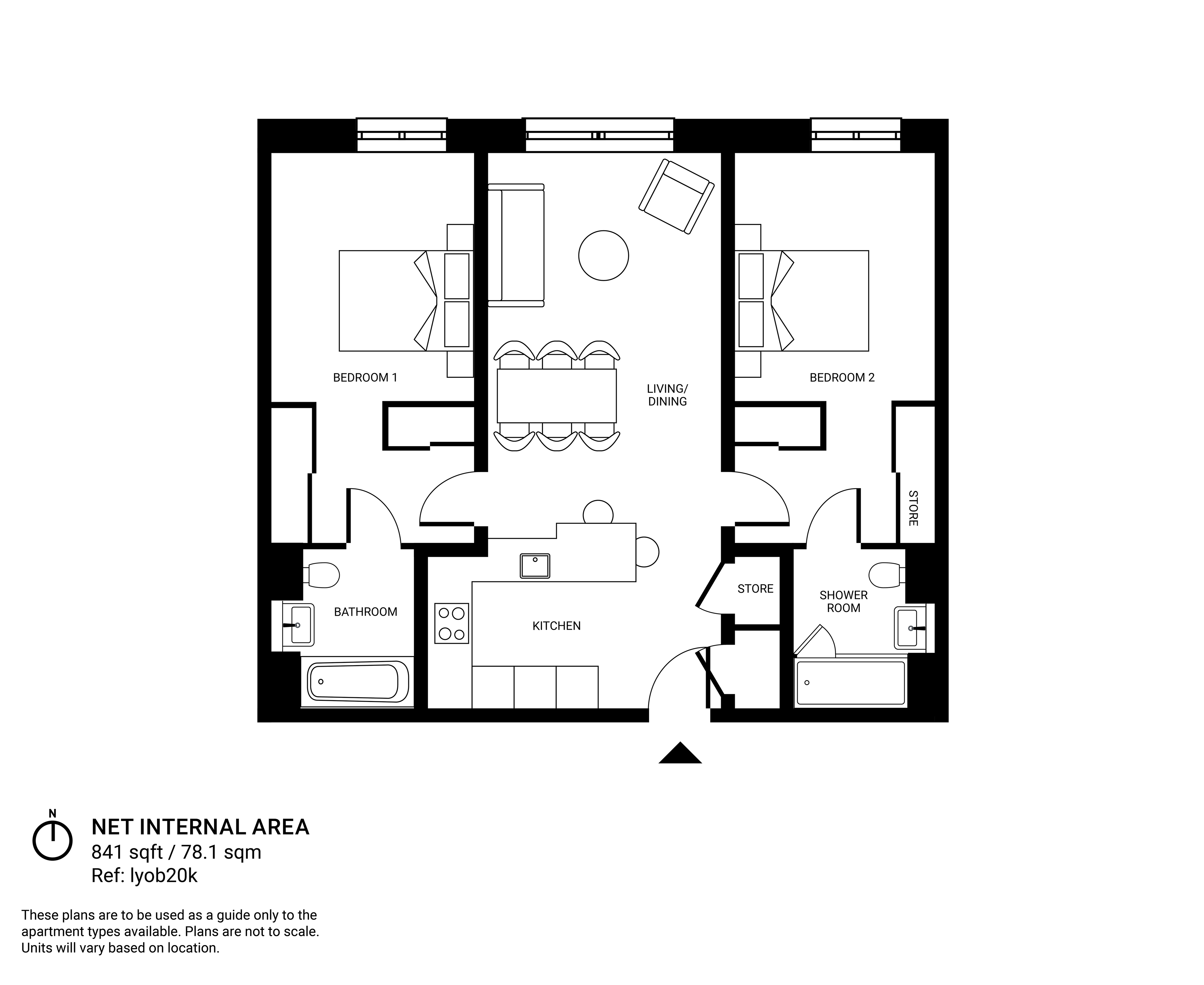 345, Grenan Square, London floorplan