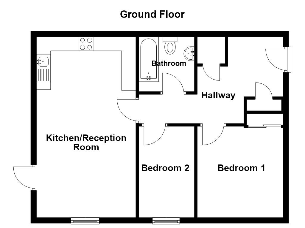 Apartment 10, 2, Paperhouse Close, Rochdale floorplan