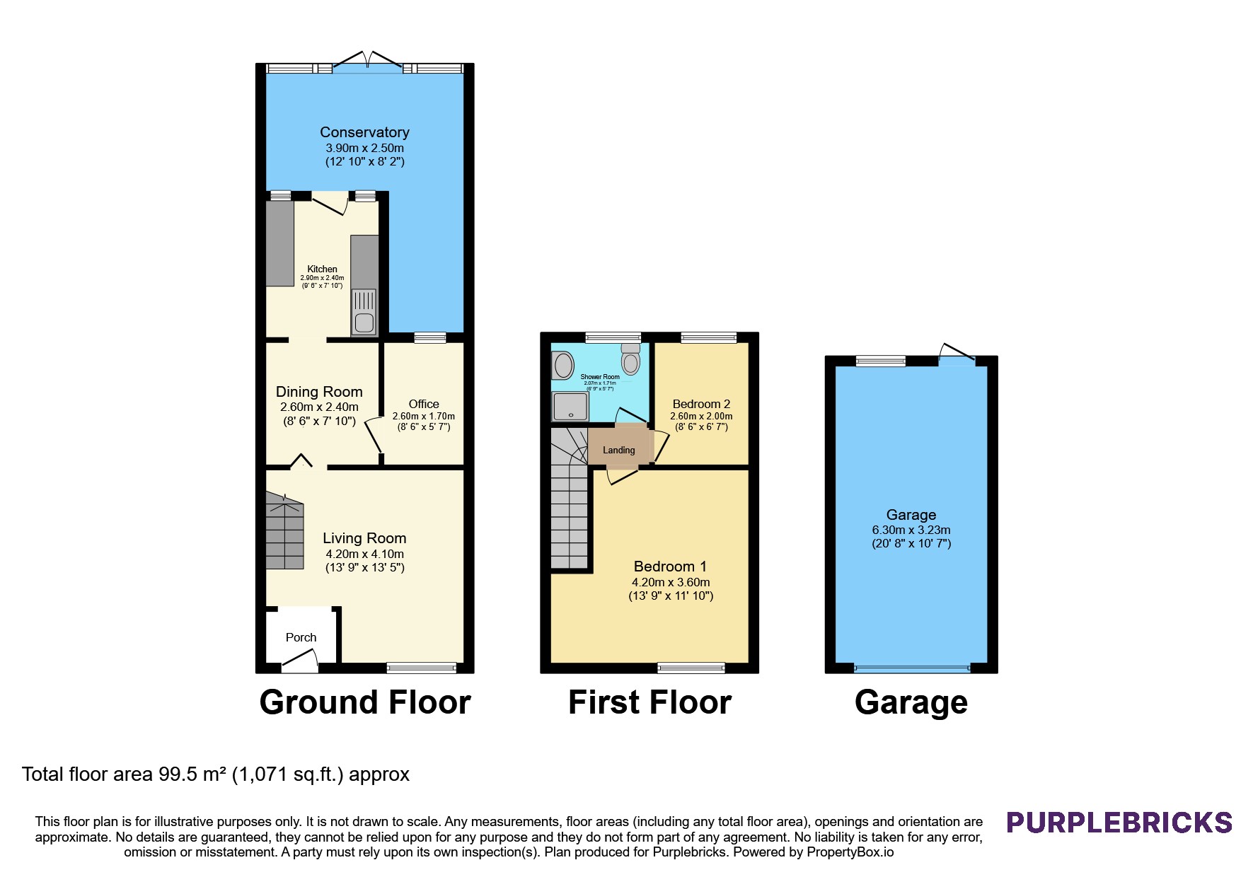 3, Brookfield Avenue, Blackpool floorplan