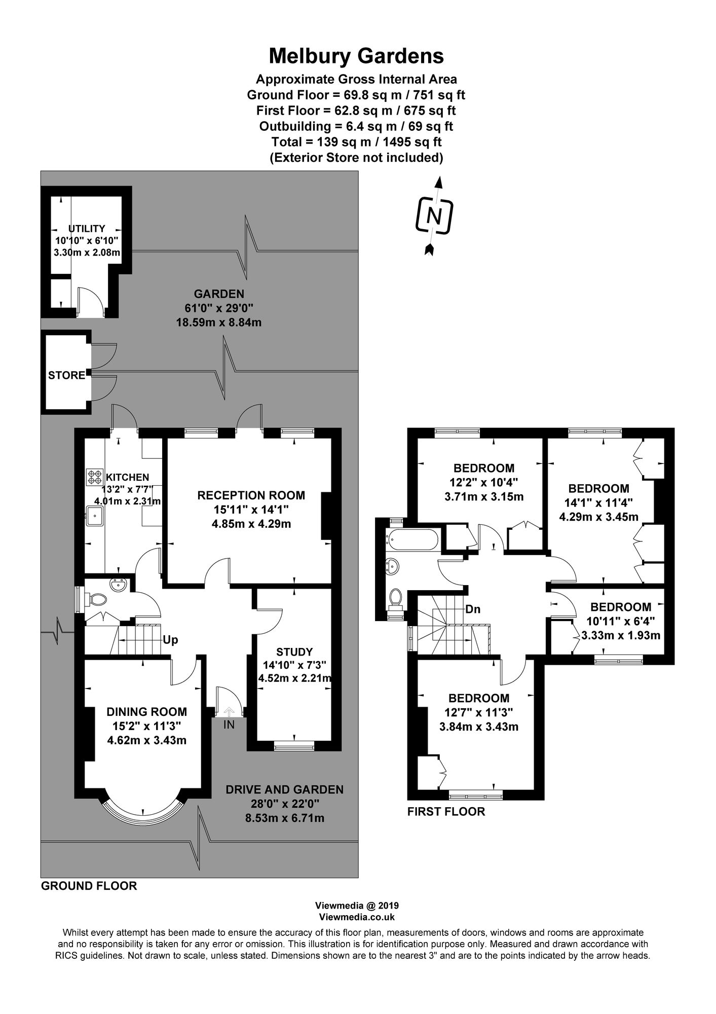 4 Bedrooms Detached house for sale in Melbury Gardens, London SW20