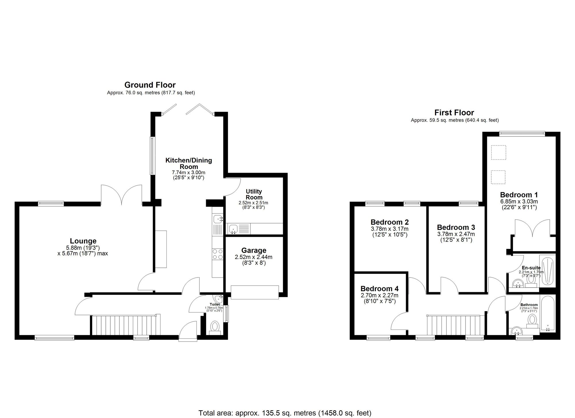 7 Savile Way, Royston floorplan