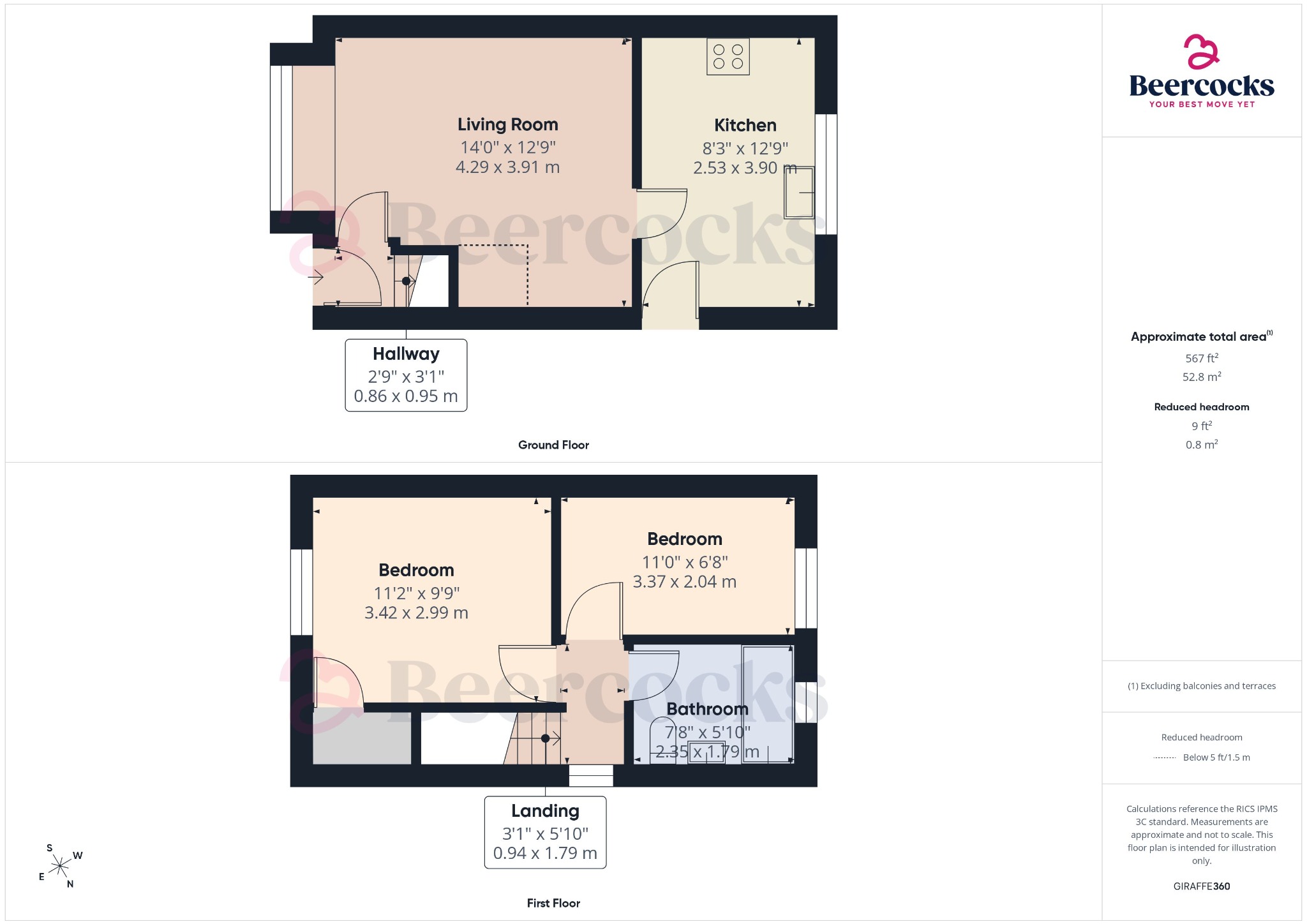 11, Garbutt Close, Hull floorplan