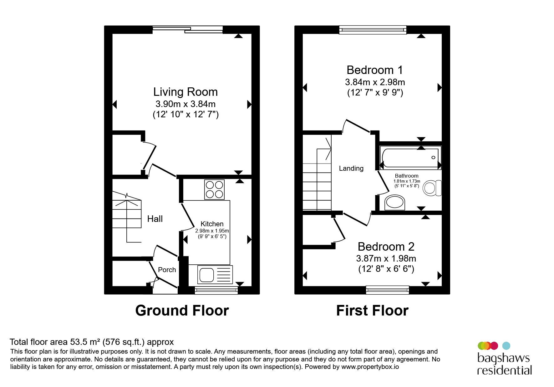 23, Banwell Close, Derby floorplan