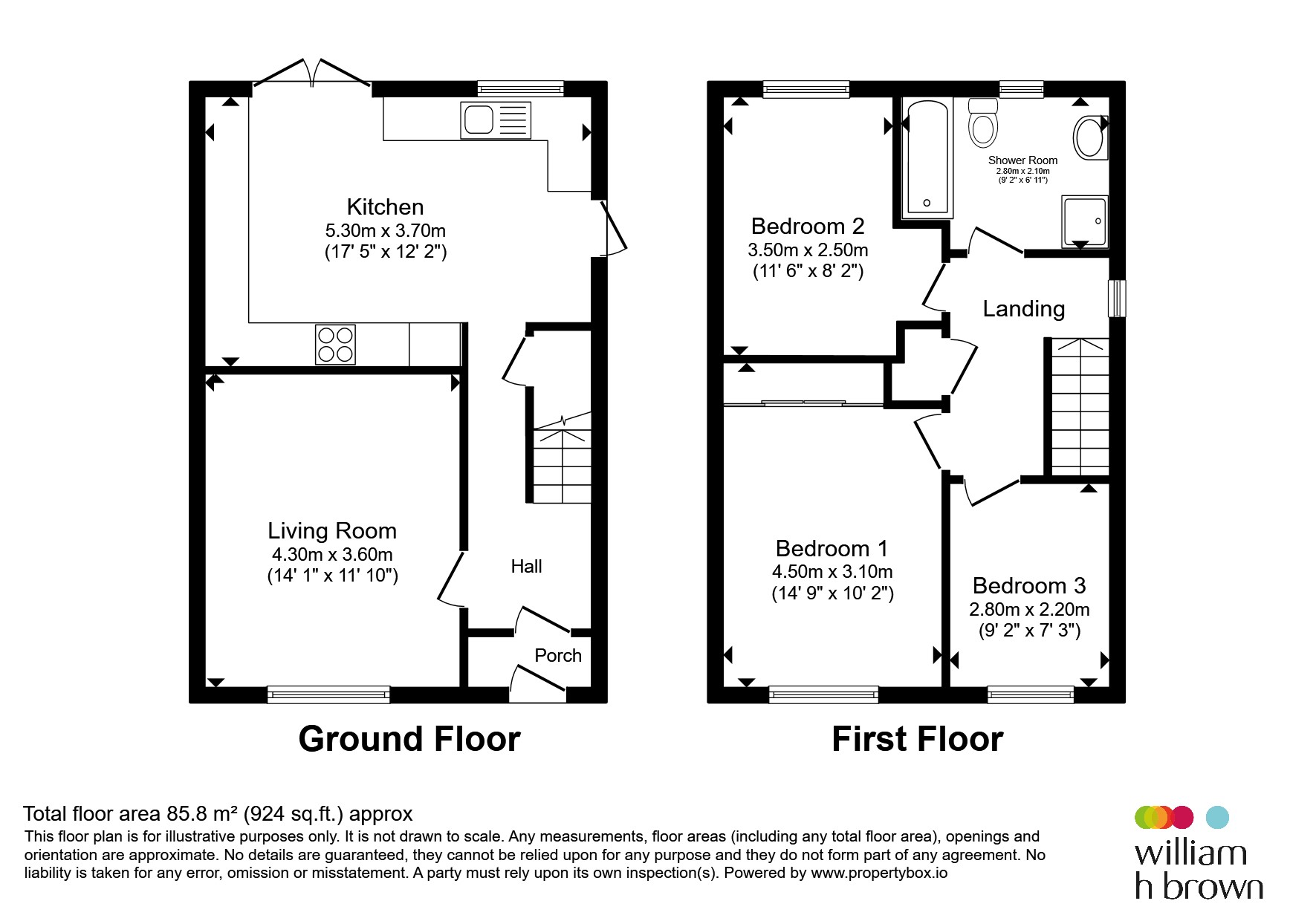 7, Amy Street, Leicester floorplan