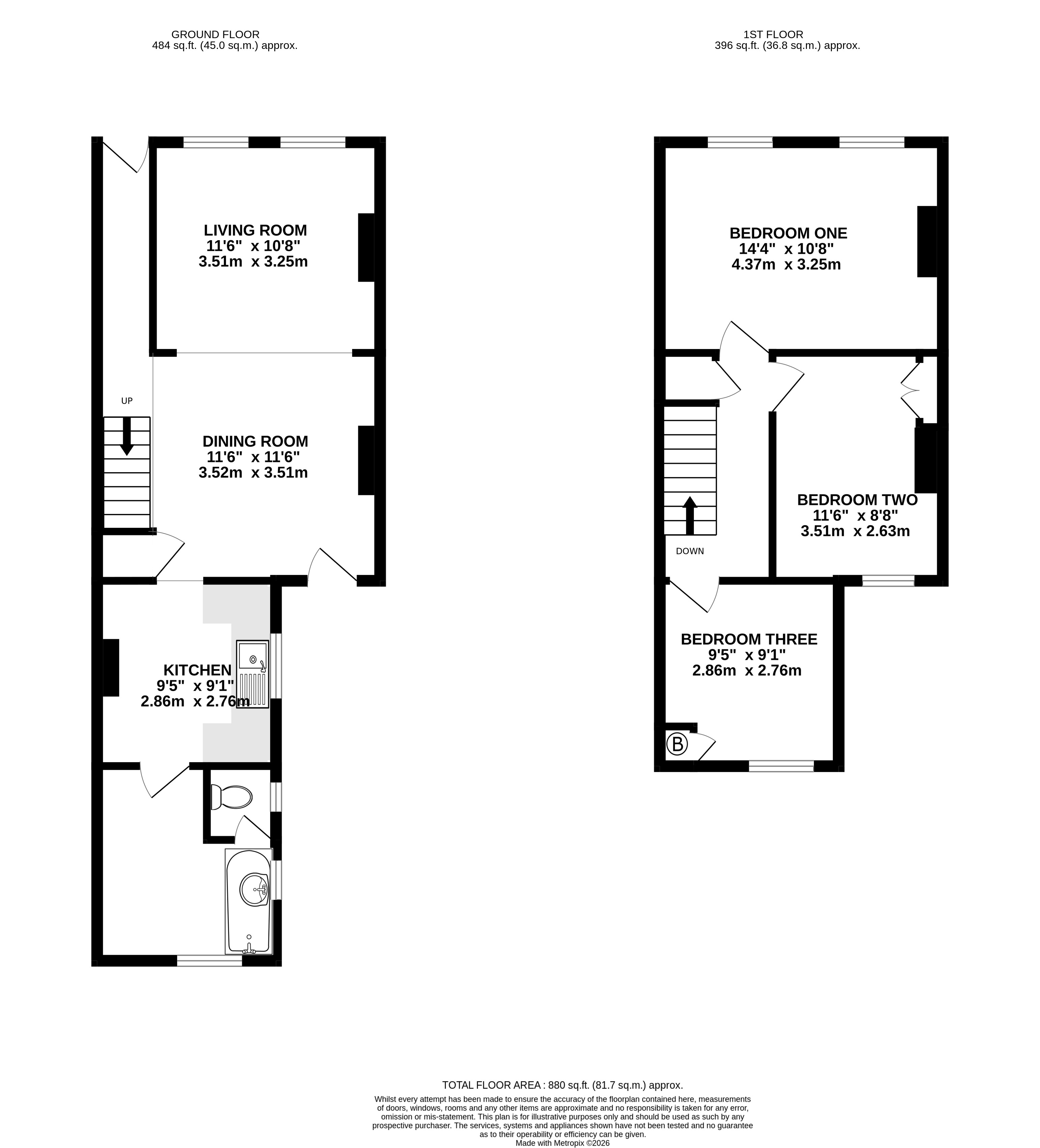 107, Ross Street, Cambridge floorplan