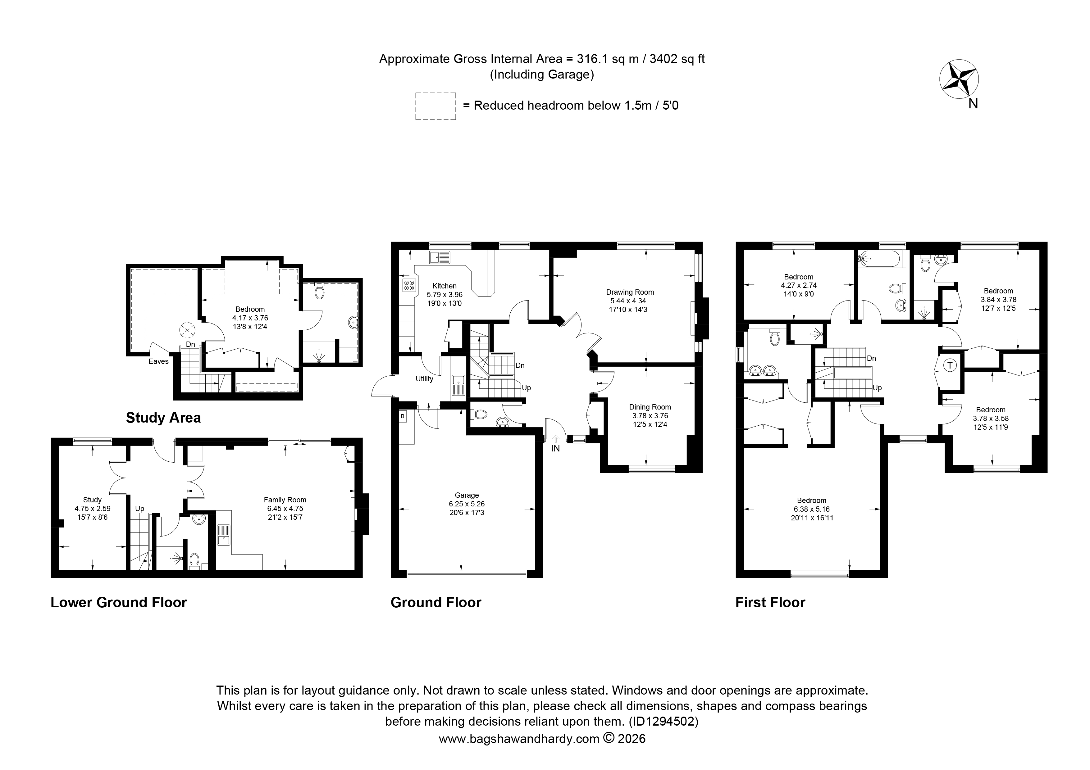 Montague House,, Uvedale Road, Surrey floorplan