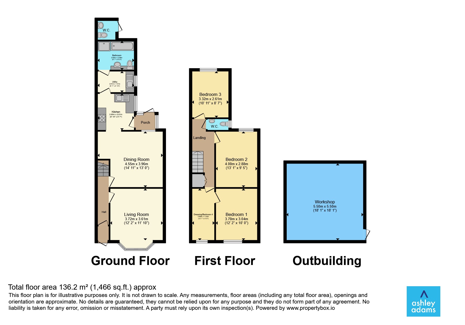132, Derby Road, Derby floorplan