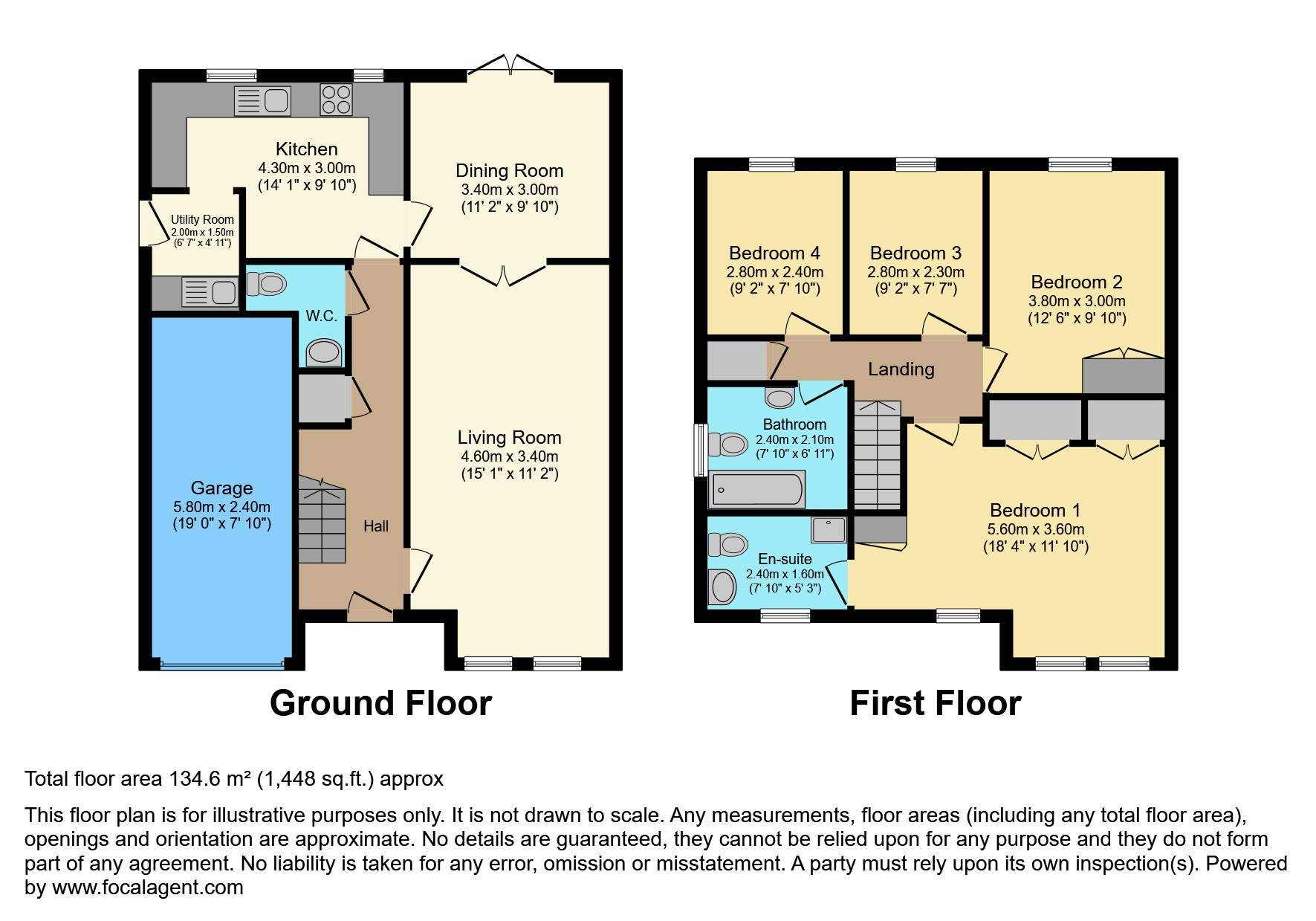 57, Galileo Gardens, Cheltenham floorplan