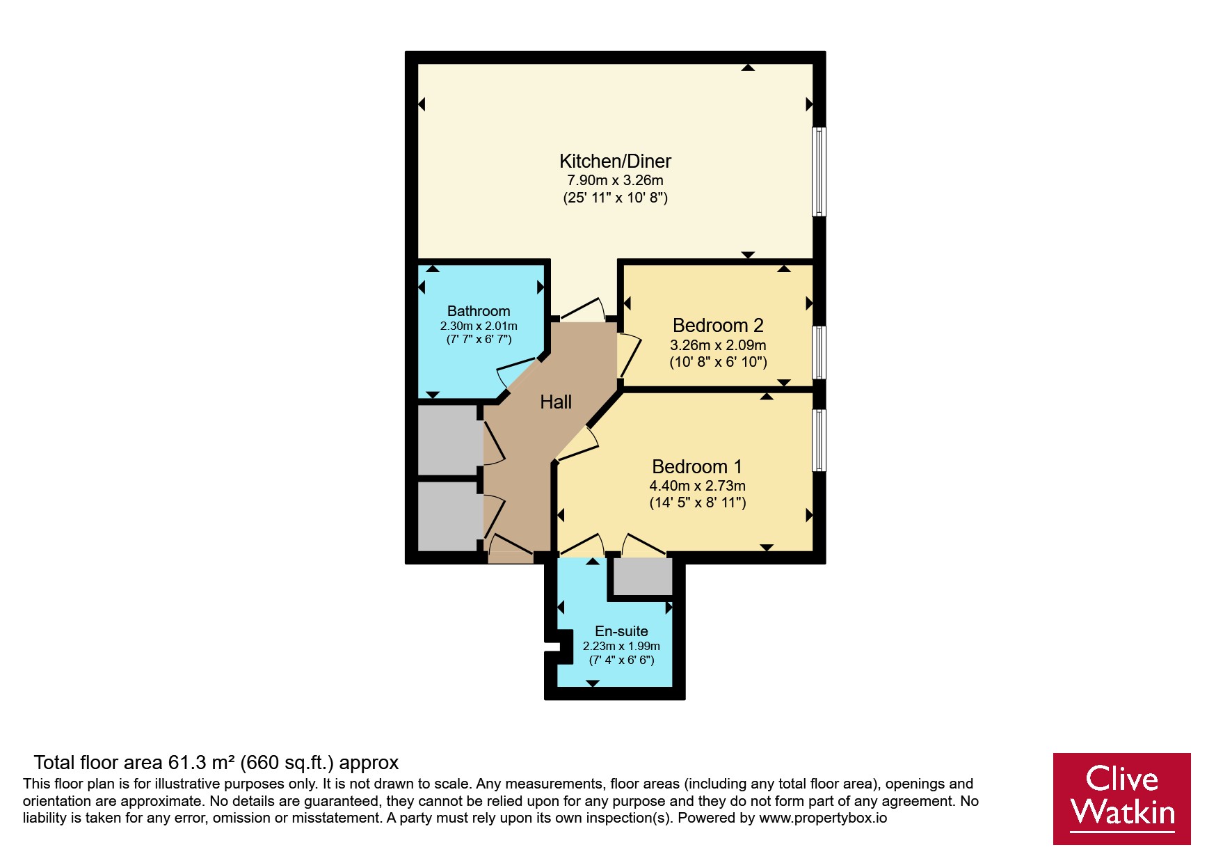 Apartment 6,, Cabra Hall, Bebington floorplan