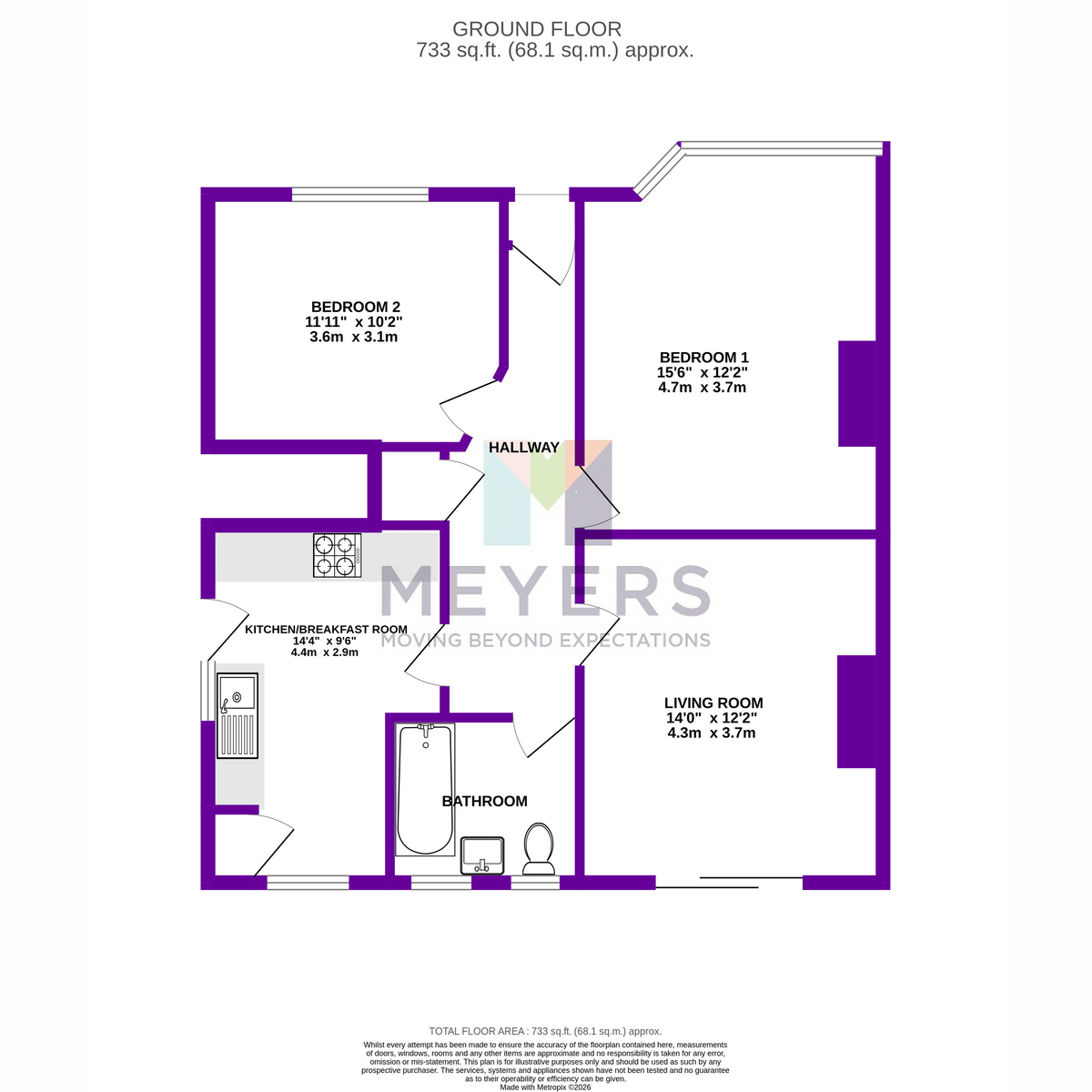 187, Malvern Road, Bournemouth floorplan