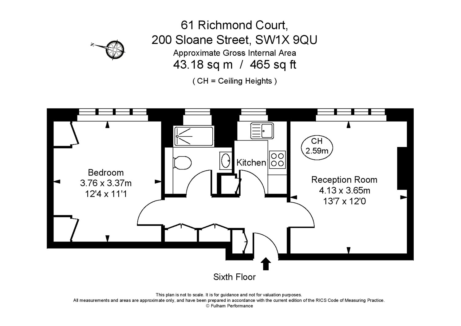 1 Bedrooms  to rent in Richmond Court, 200 Sloane Street, London SW1X