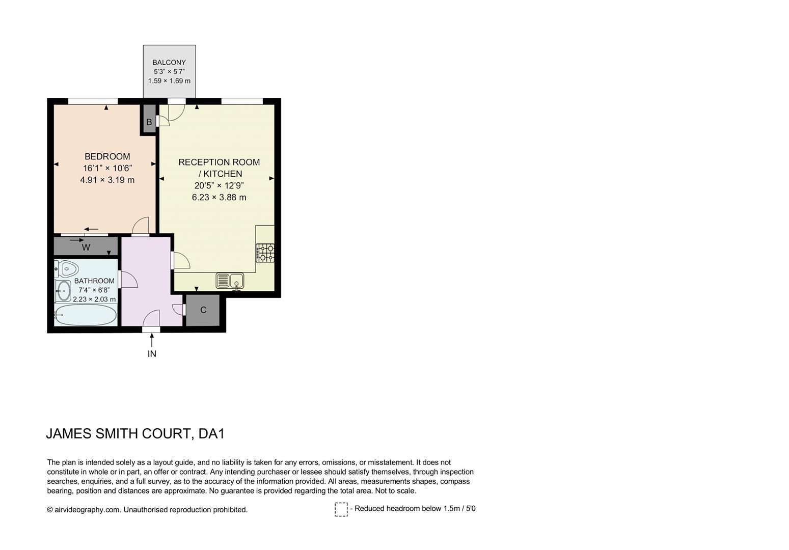 116, James Smith Court, Dartford floorplan