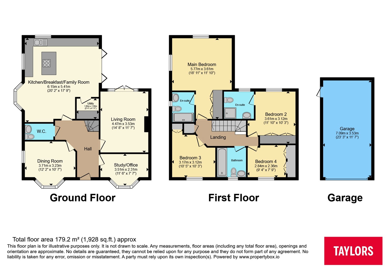 33, Leigh Woods Place, Bedford floorplan