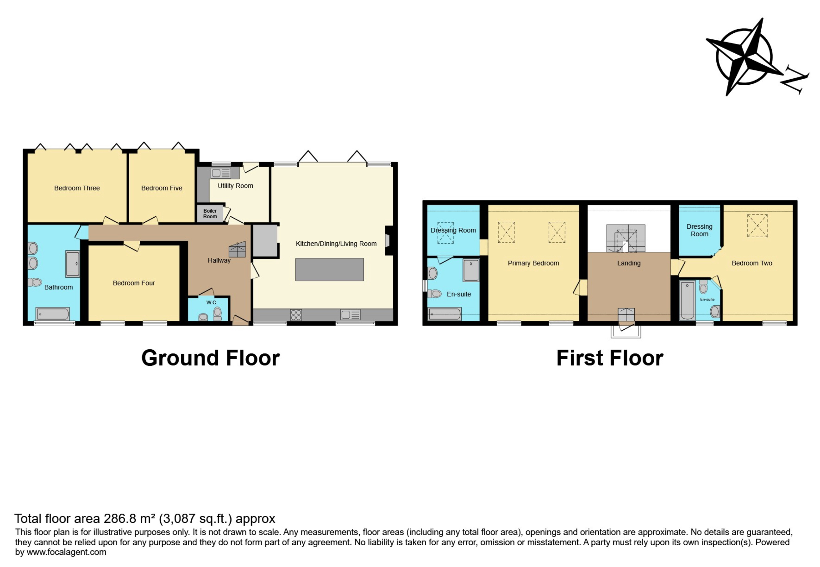 Forget Me Not Barn, Lower Farm Road, Wrexham floorplan