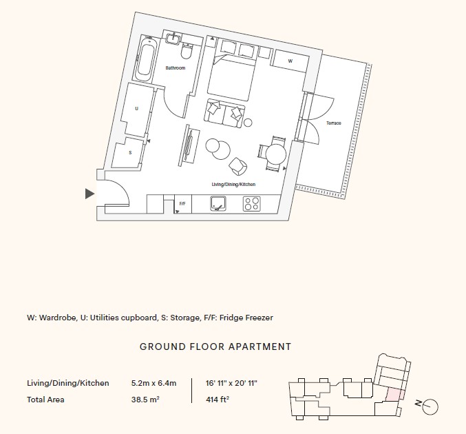 J.00.01, Twyford Park, London floorplan