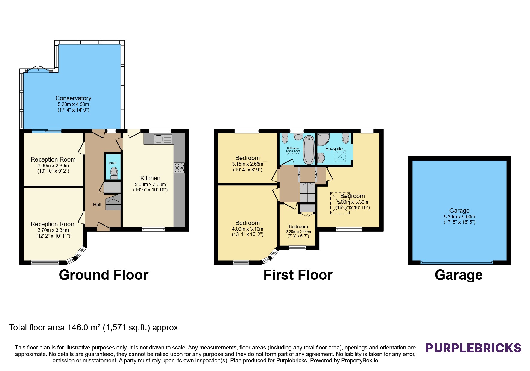 61, Weirdale Avenue, London floorplan