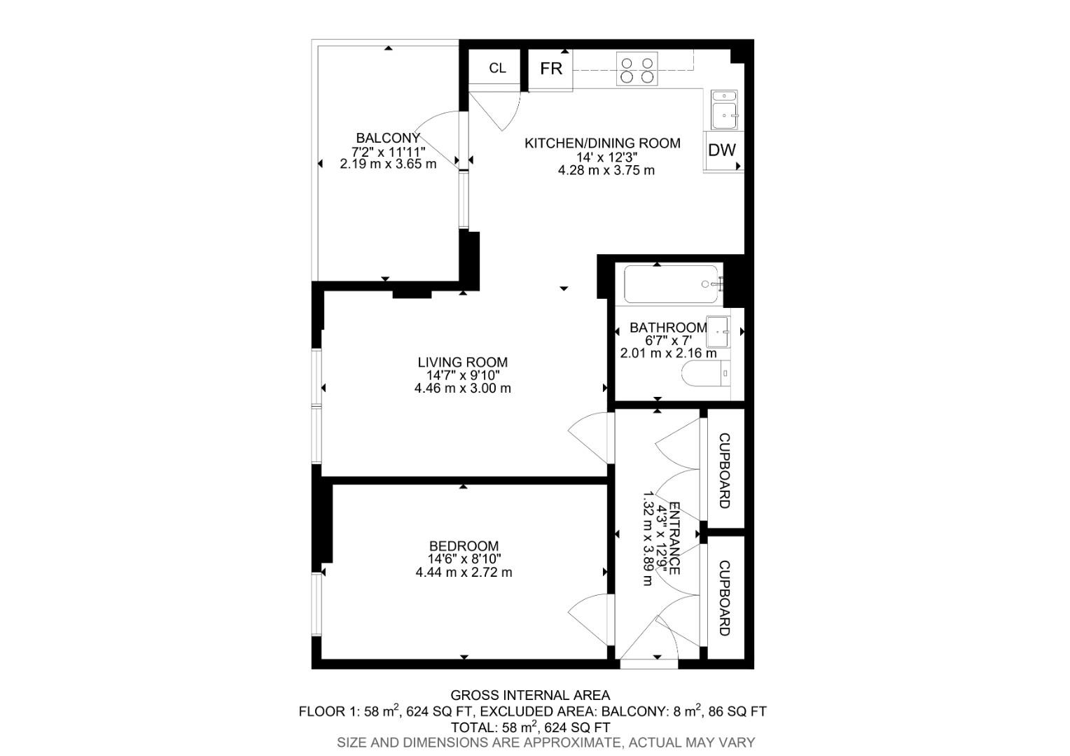 56 Luctons Close, Epping Gate, Loughton floorplan