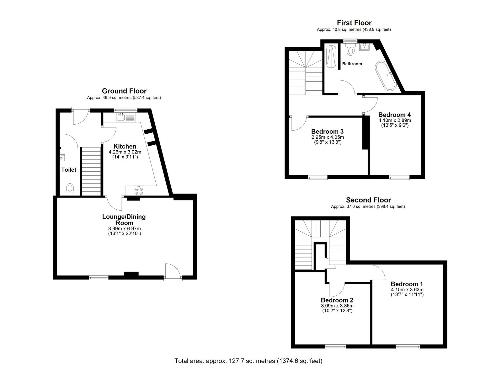 45, Post Street, Huntingdon floorplan