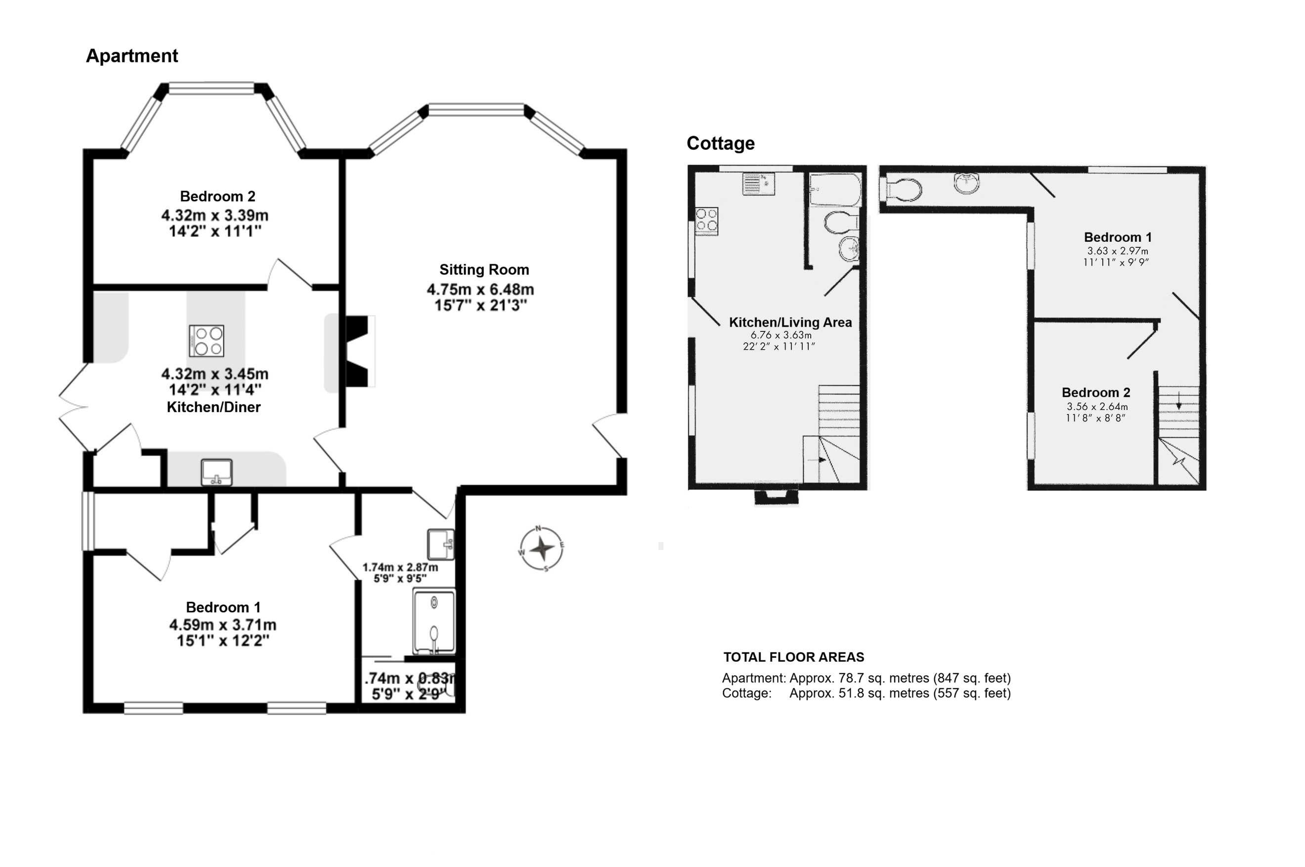 2, Beachlands Court, Walmer floorplan