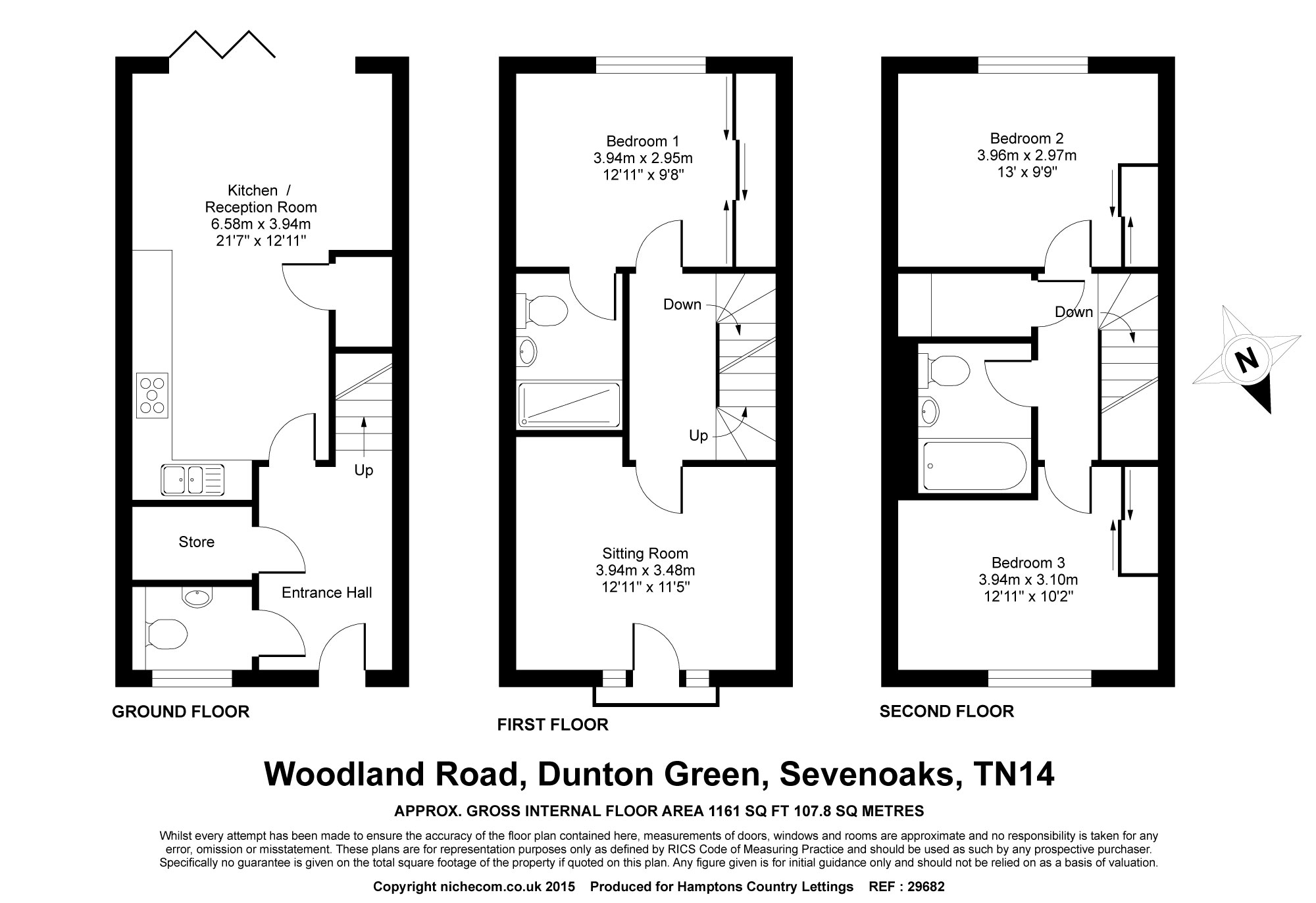 6, Woodland Road, Sevenoaks floorplan