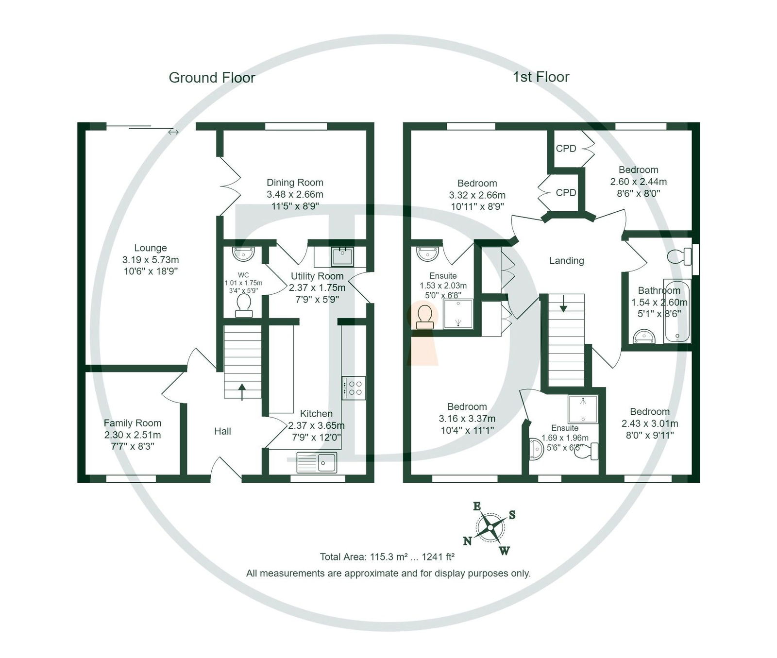1, The Riddings, Ellesmere Port floorplan