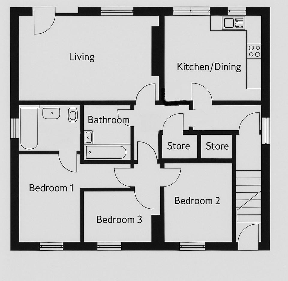 4 Woodale House, 2, Clifford Drive, Ilkley floorplan