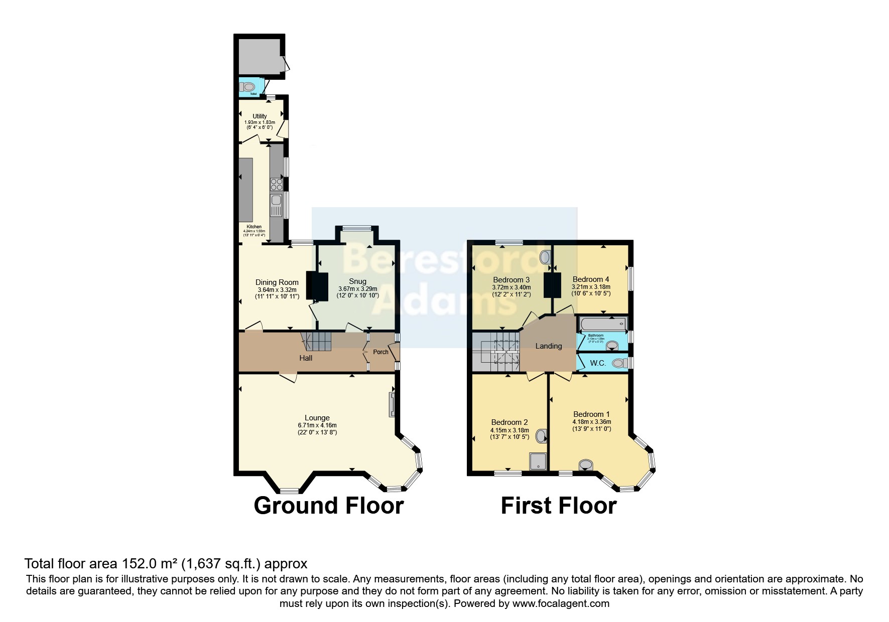 100, Albert Drive, Conwy floorplan