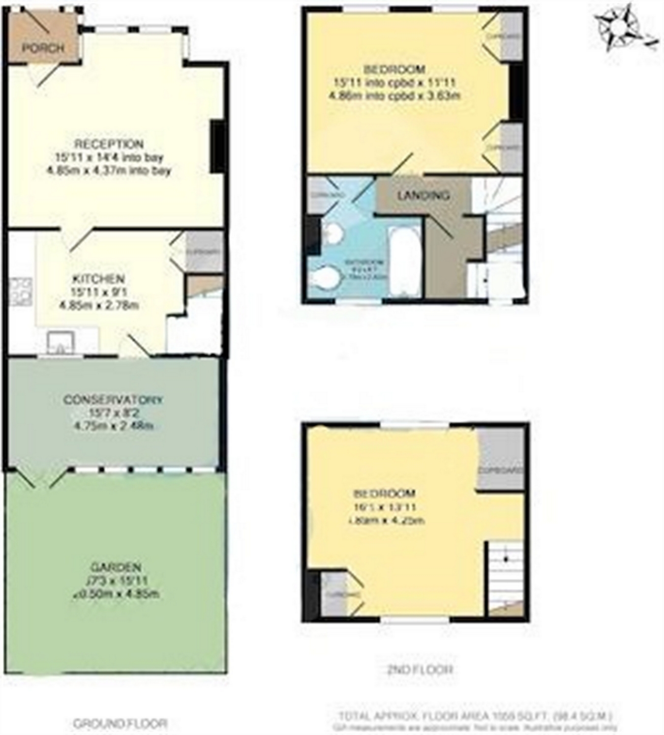 2 Bedrooms Terraced house to rent in Glebe Lane, Barnet, Hertfordshire EN5