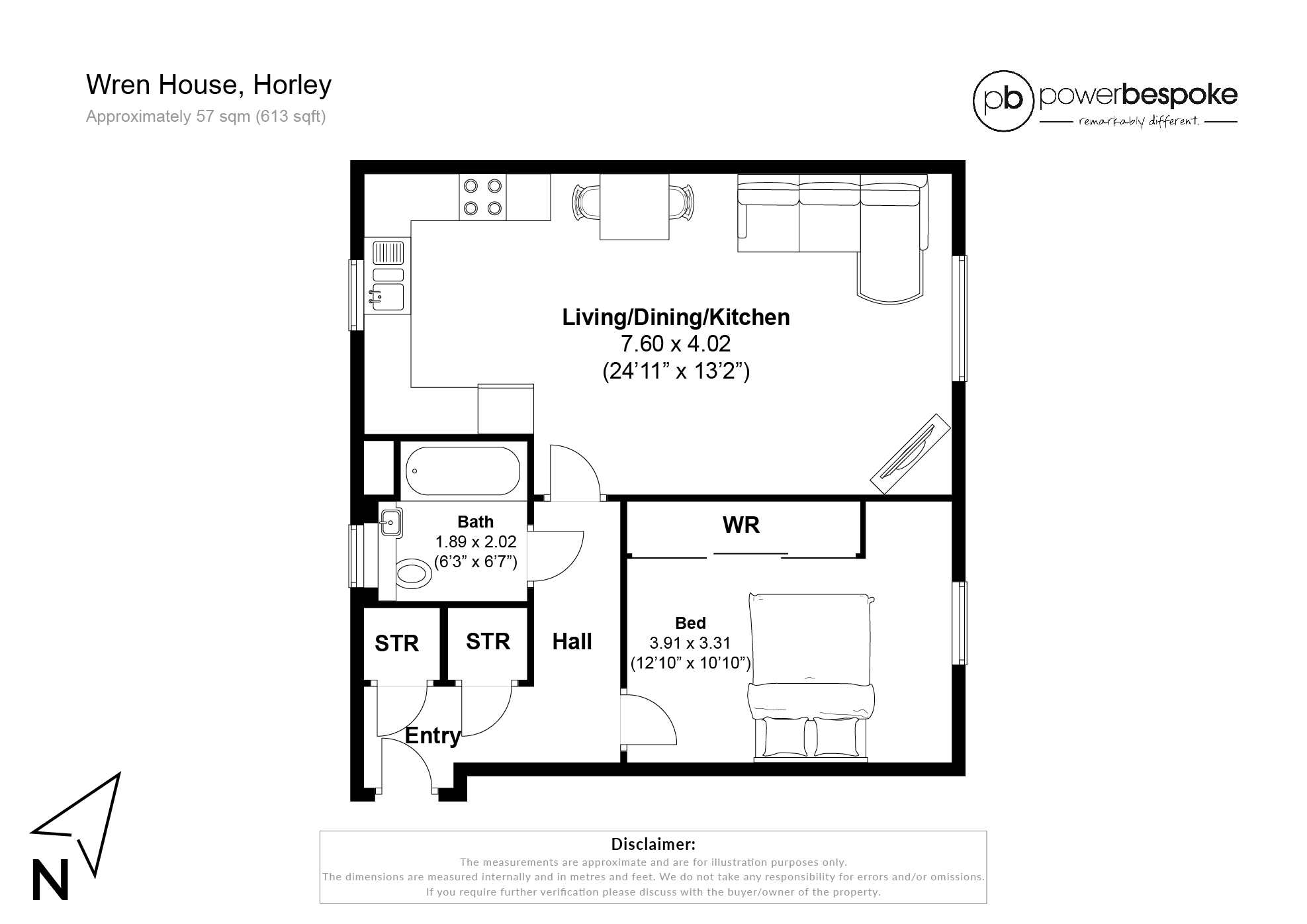 Ref Sb Westvale Road, Horley RH6, 1 bedroom flat for sale 64195398