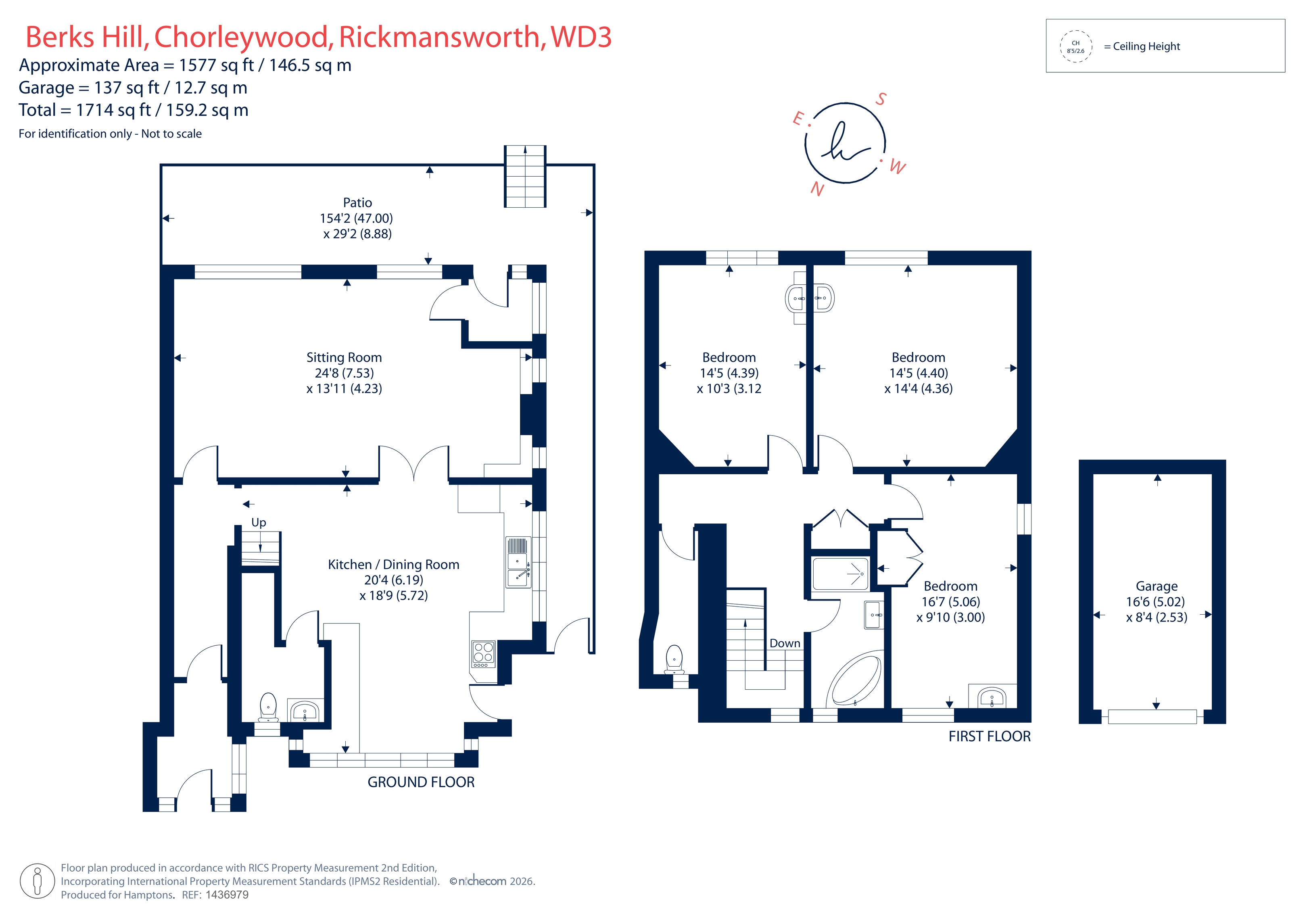 High End, 51, Berks Hill, Chorleywood floorplan