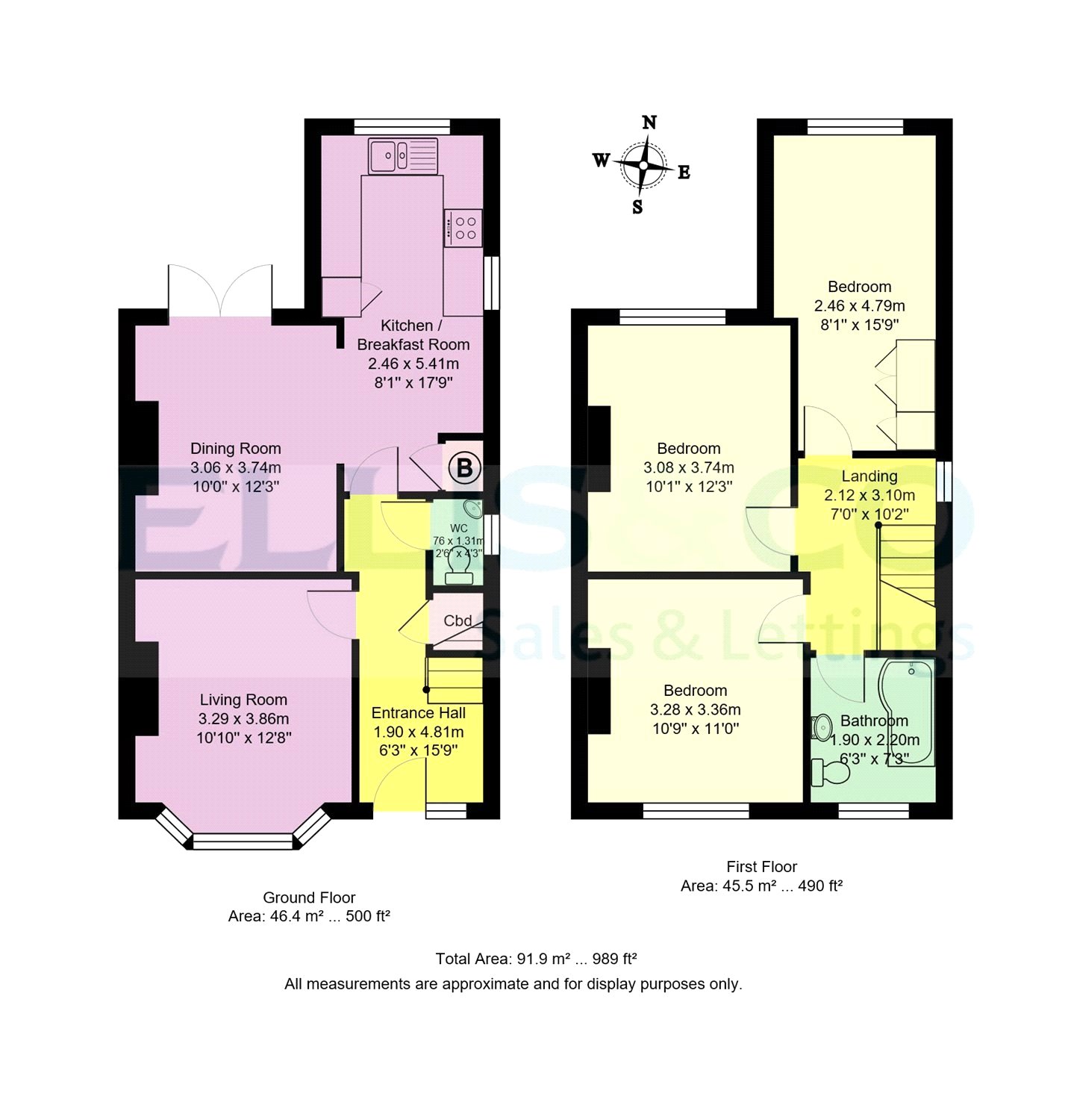 3 Bedrooms Semi-detached house to rent in Great Brooms Road, Tunbridge Wells, Kent TN4