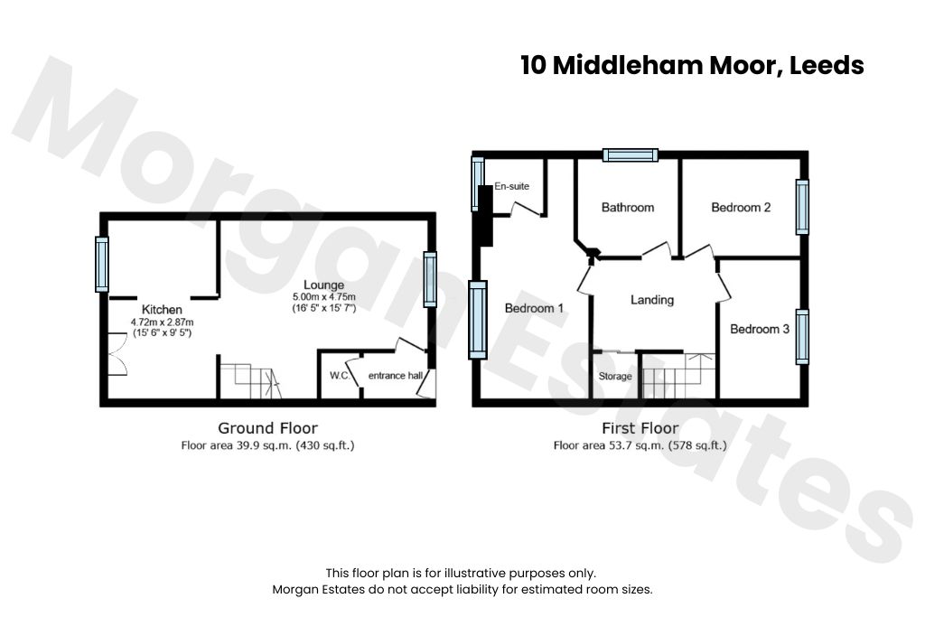 10 Middleham Moor, Leeds floorplan