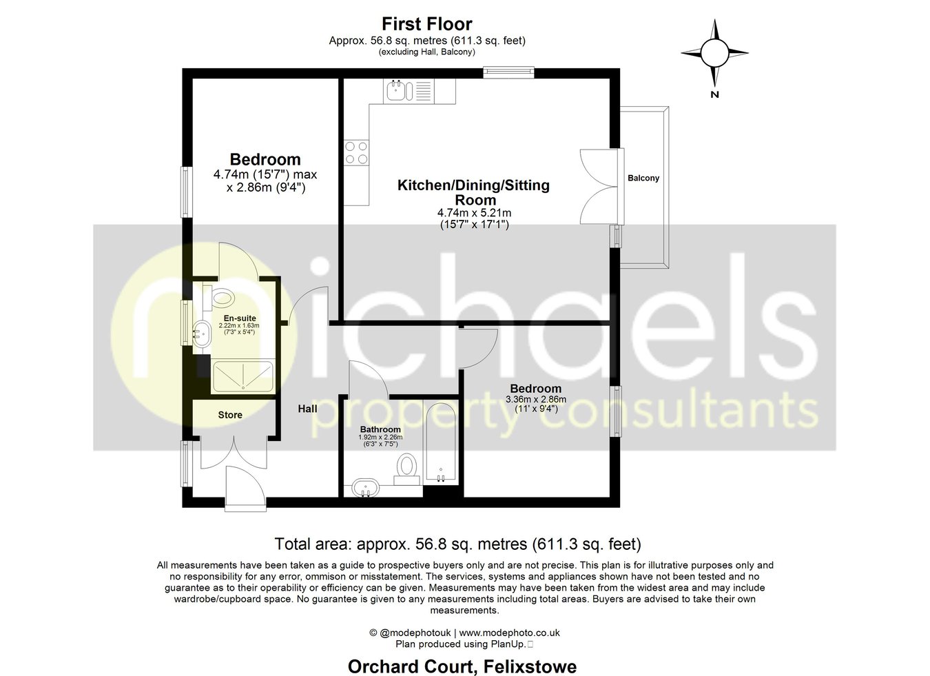Orchard Court, Holmhill Drive, Felixstowe floorplan