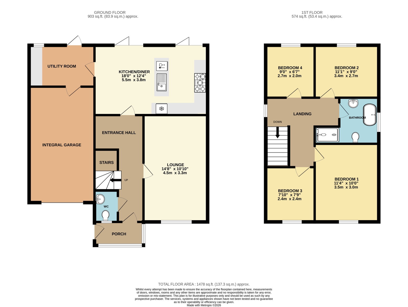 Brigham Road, Cockermouth floorplan